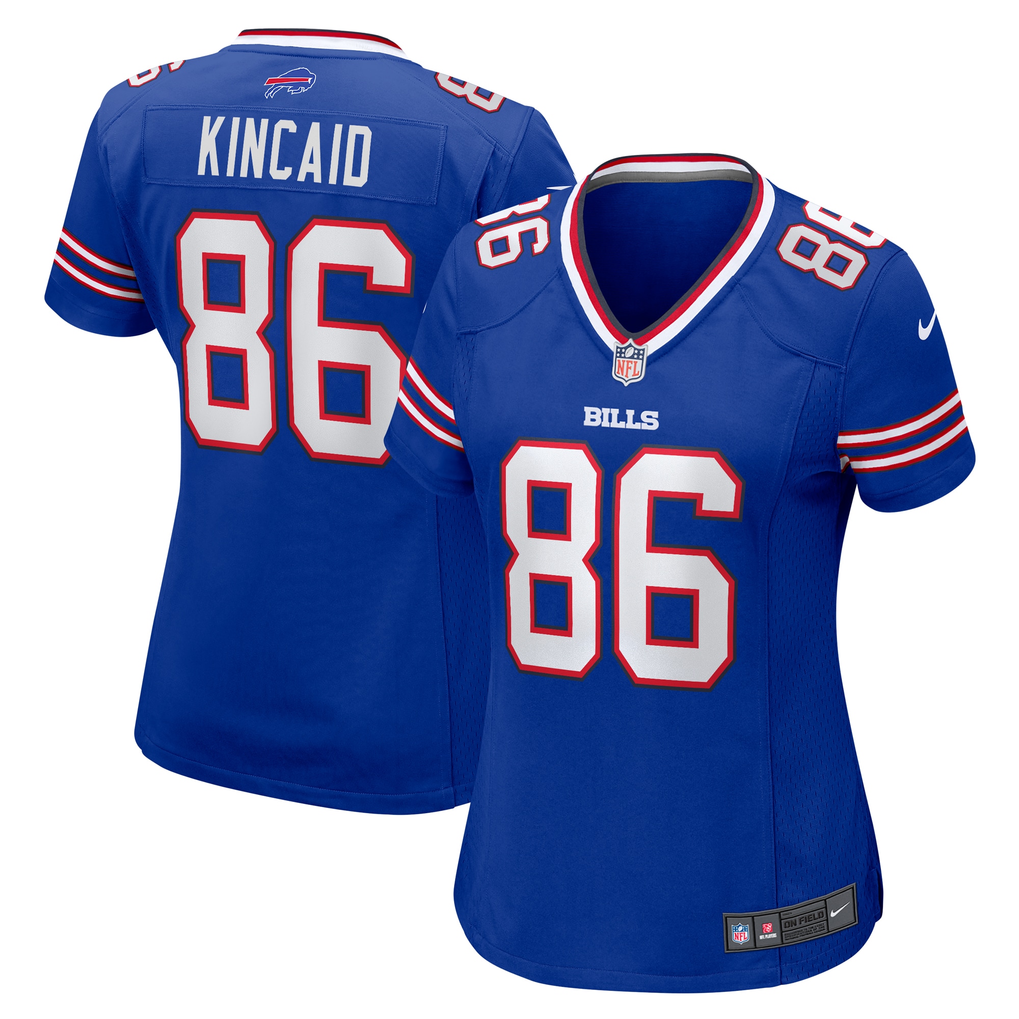 Dalton Kincaid Buffalo Bills Women's Home Game Jersey - Royal
