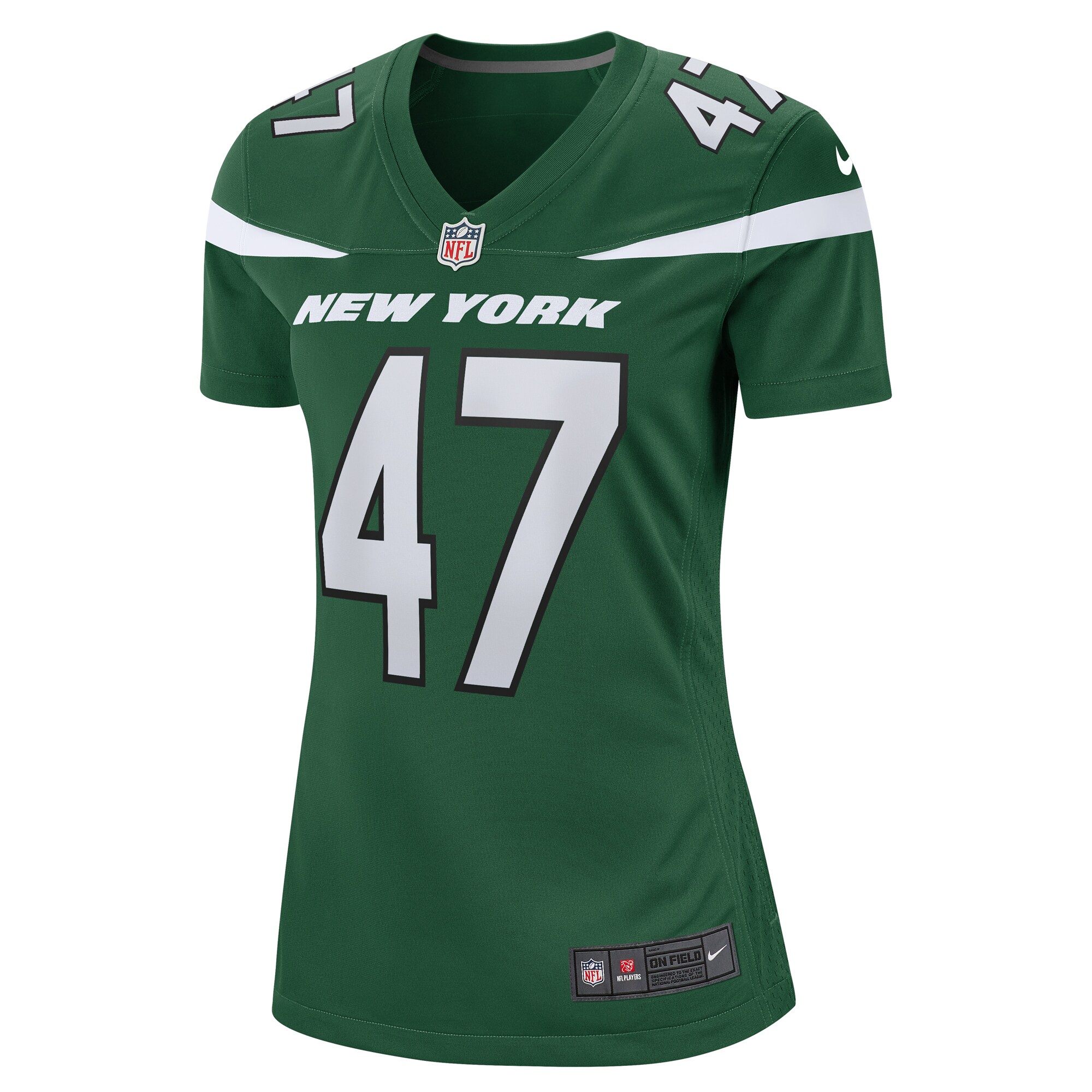 Bryce Huff New York Jets  Women's Game Jersey - Gotham Green