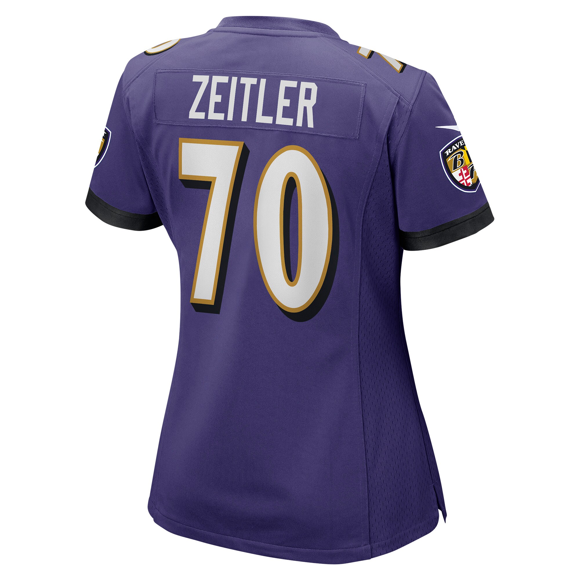 Kevin Zeitler Baltimore Ravens  Women's Game Jersey - Purple