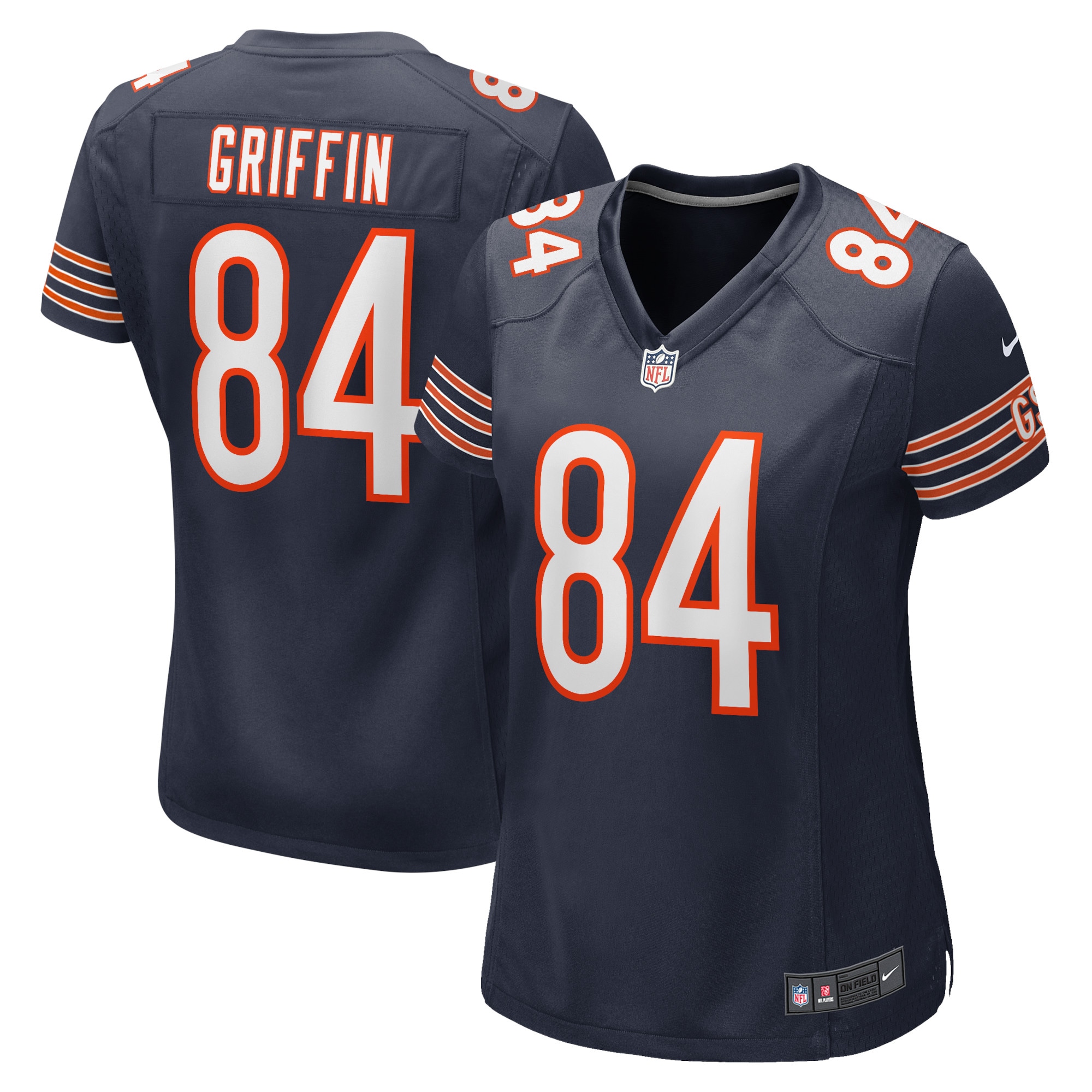 Ryan Griffin Chicago Bears  Women's Game Jersey - Navy