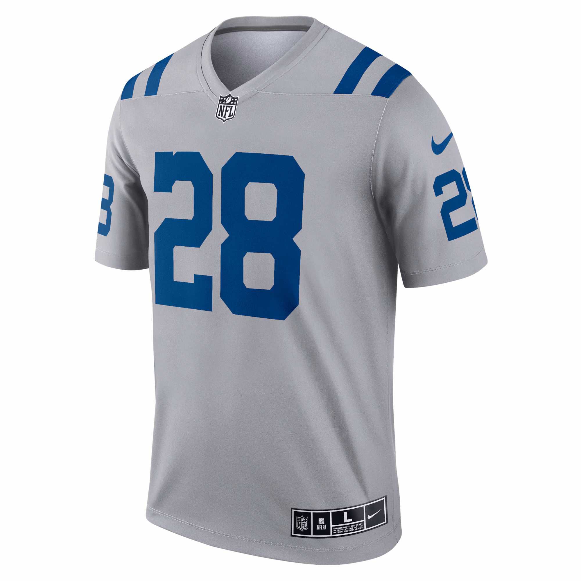 Jonathan Taylor Indianapolis Colts Inverted Legend Jersey - Gray