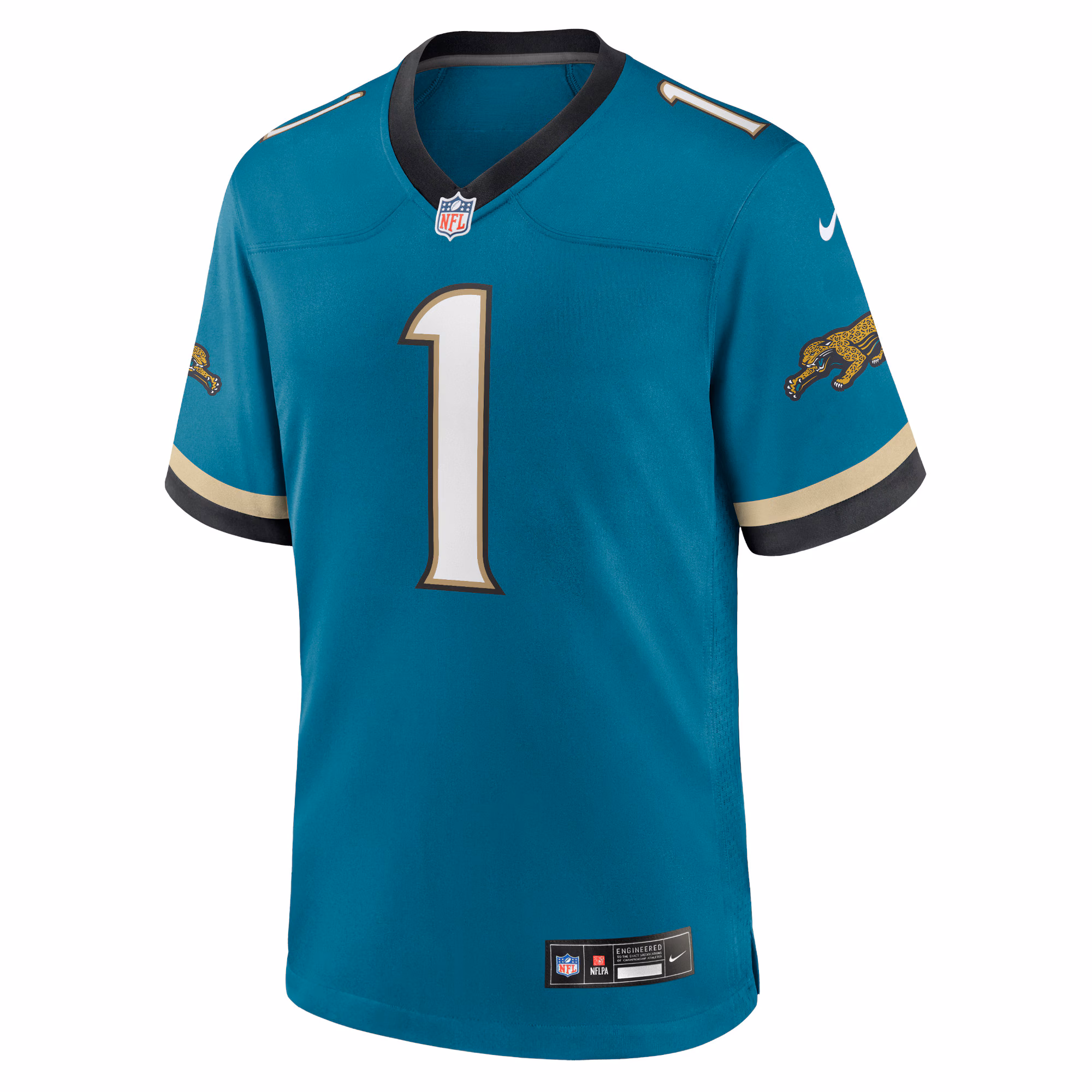 Travis Etienne Jr Jacksonville Jaguars Prowler Throwback Player Game Jersey - Teal
