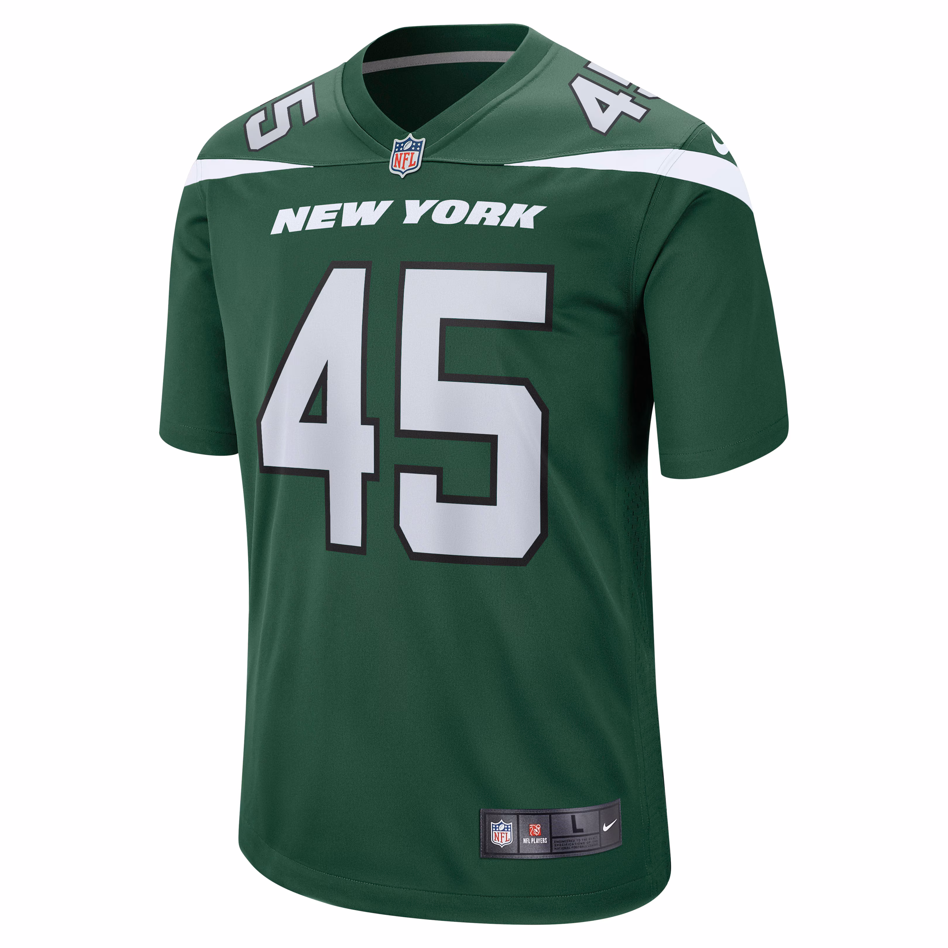 Hamsah Nasirildeen New York Jets Game Jersey - Gotham Green