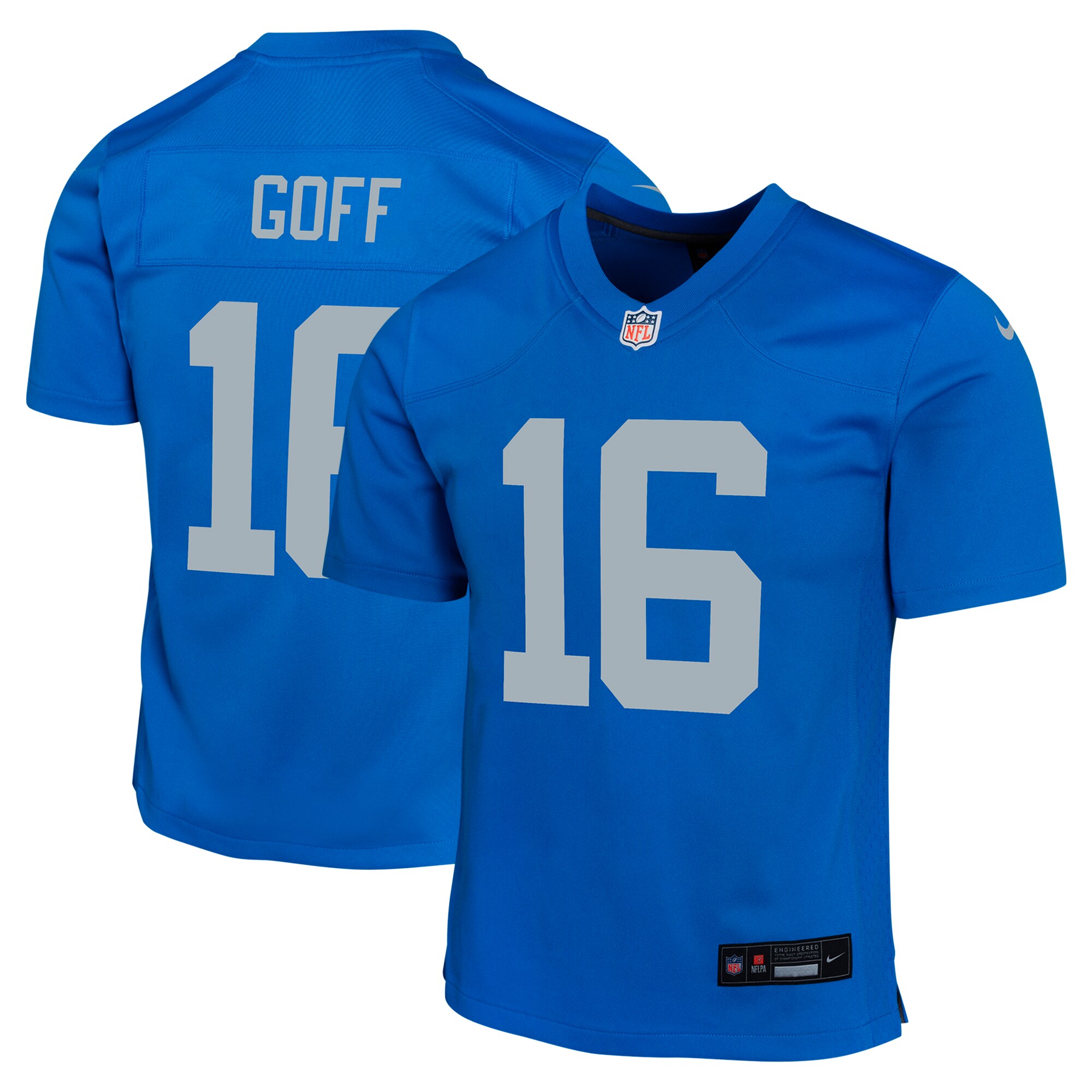 Jared Goff Detroit Lions Youth Alternate Game Jersey -  Blue