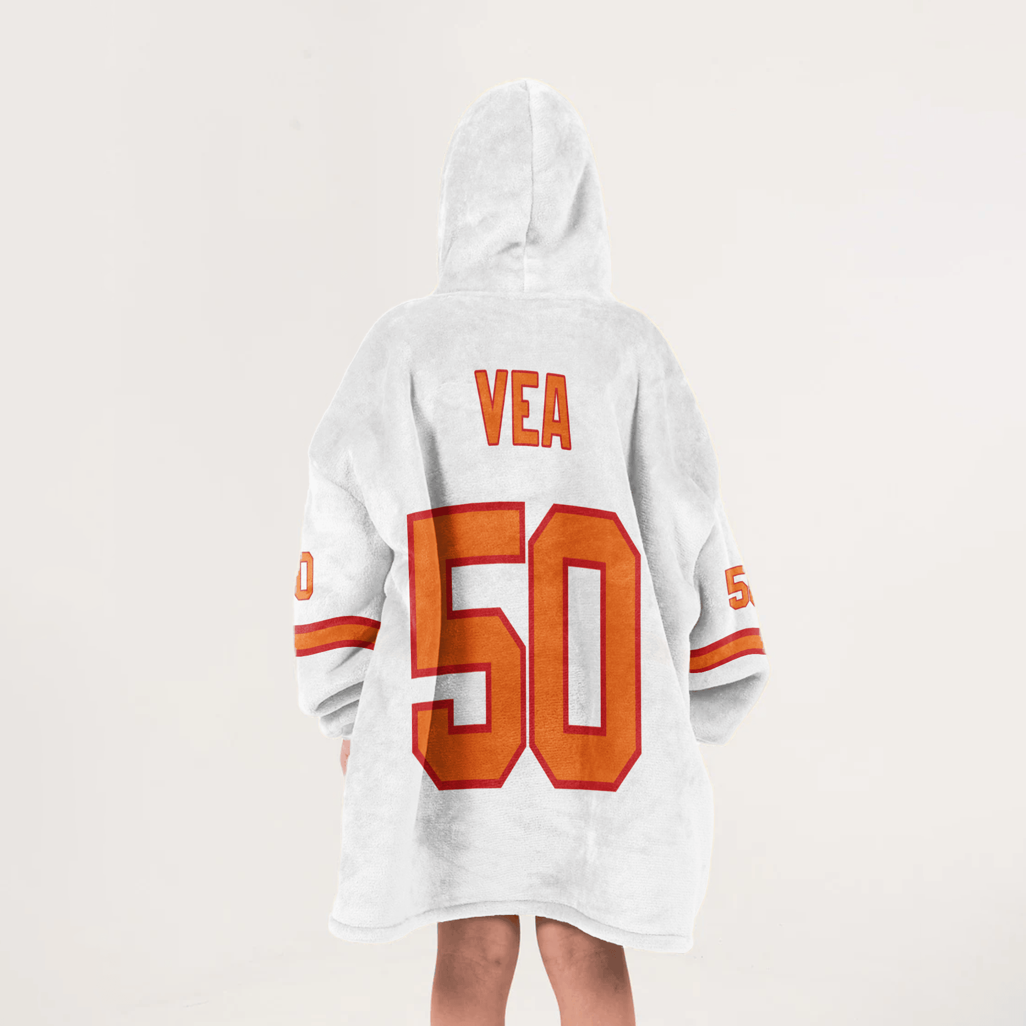 Kid V.V 50 Tampa Bay Football 50th Season Game Unisex Blanket Hoodie
