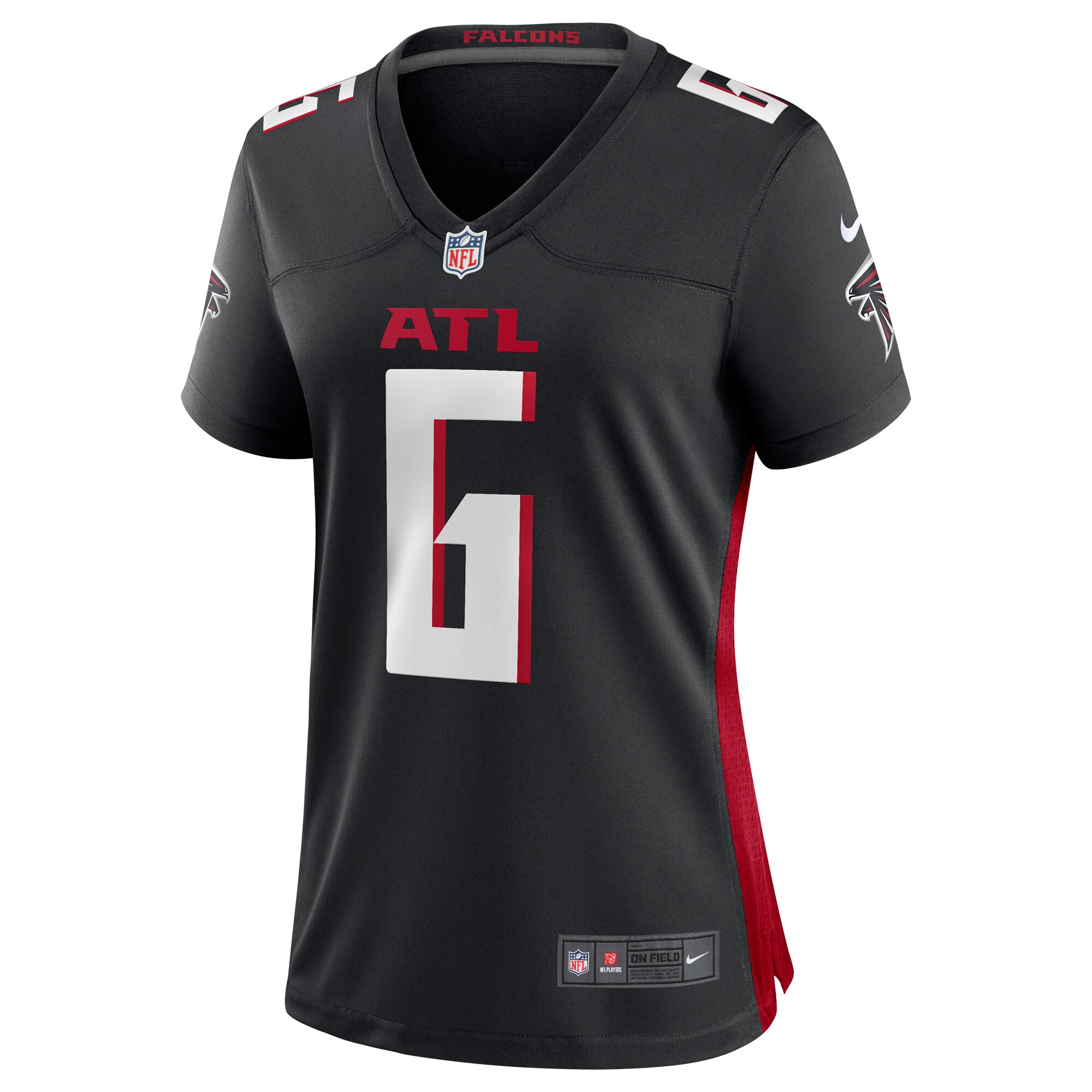 Younghoe Koo Atlanta Falcons Women's Team Game Jersey - Black
