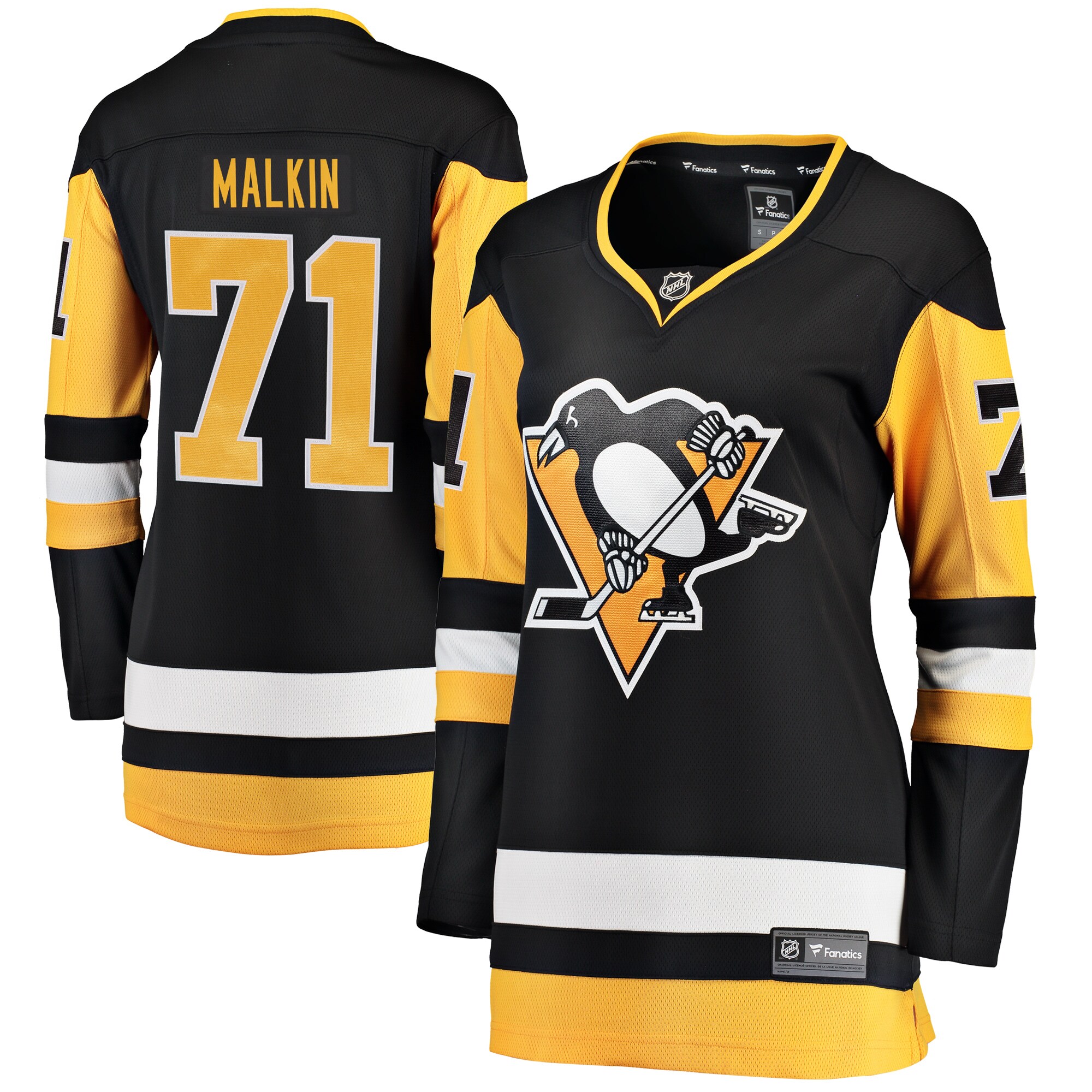 Evgeni Malkin Pittsburgh Penguins Women's Home Breakaway Player Jersey - Black