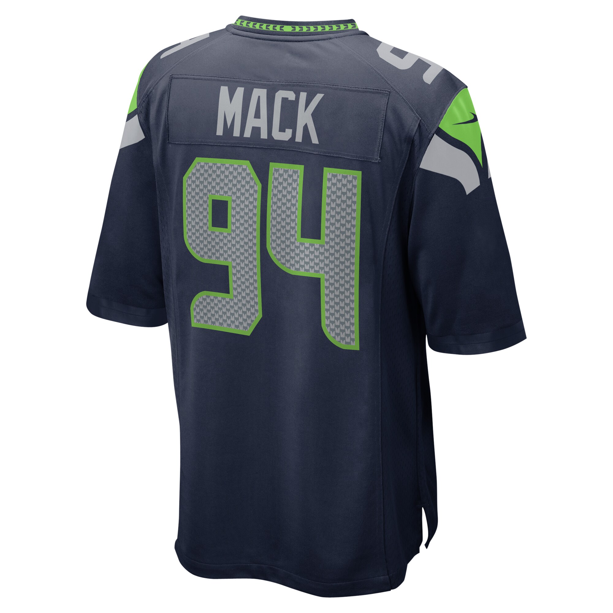 Isaiah Mack Seattle Seahawks  Home Game Player Jersey - College Navy