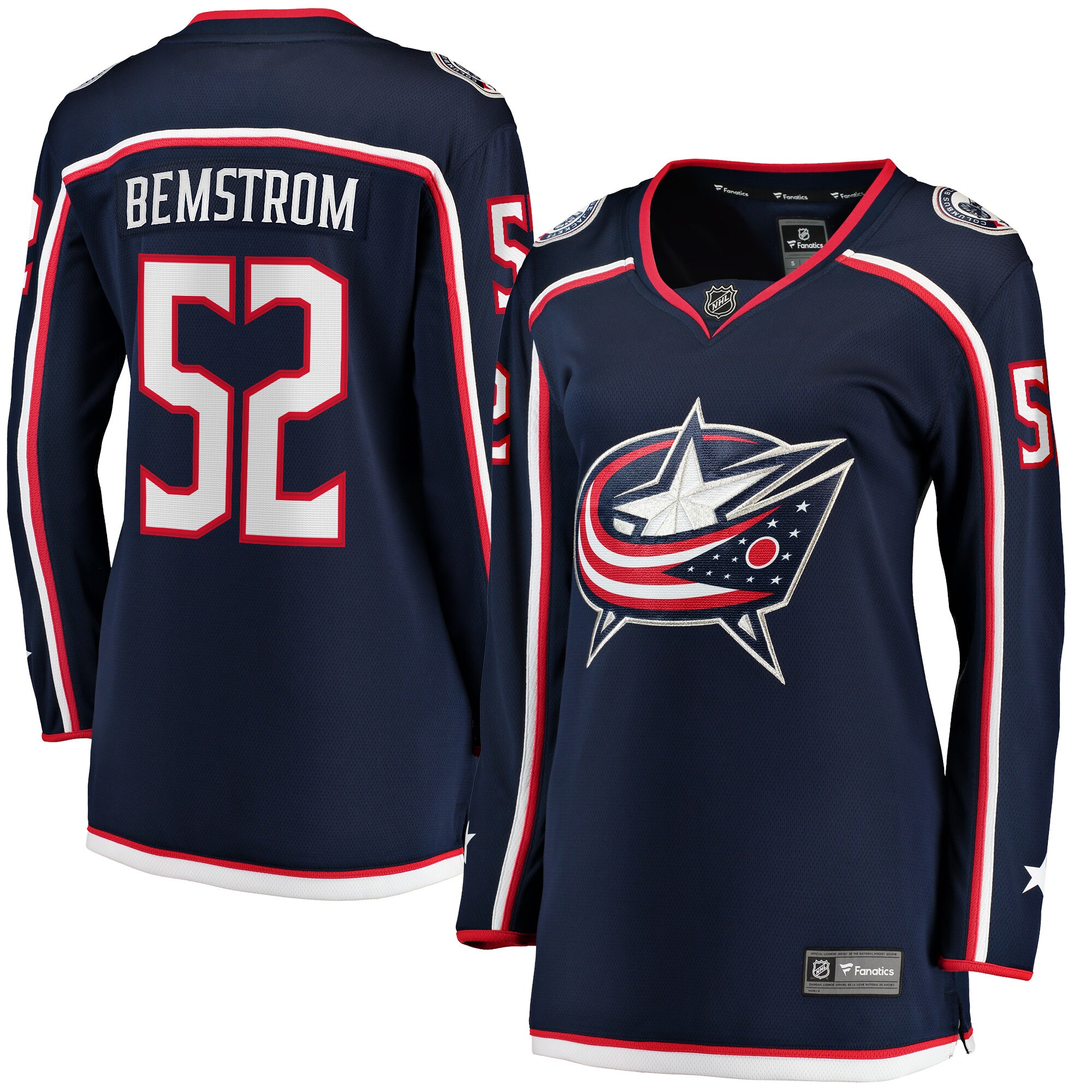 Emil Bemstrom Columbus Blue Jackets Women's Home Breakaway Player Jersey - Navy