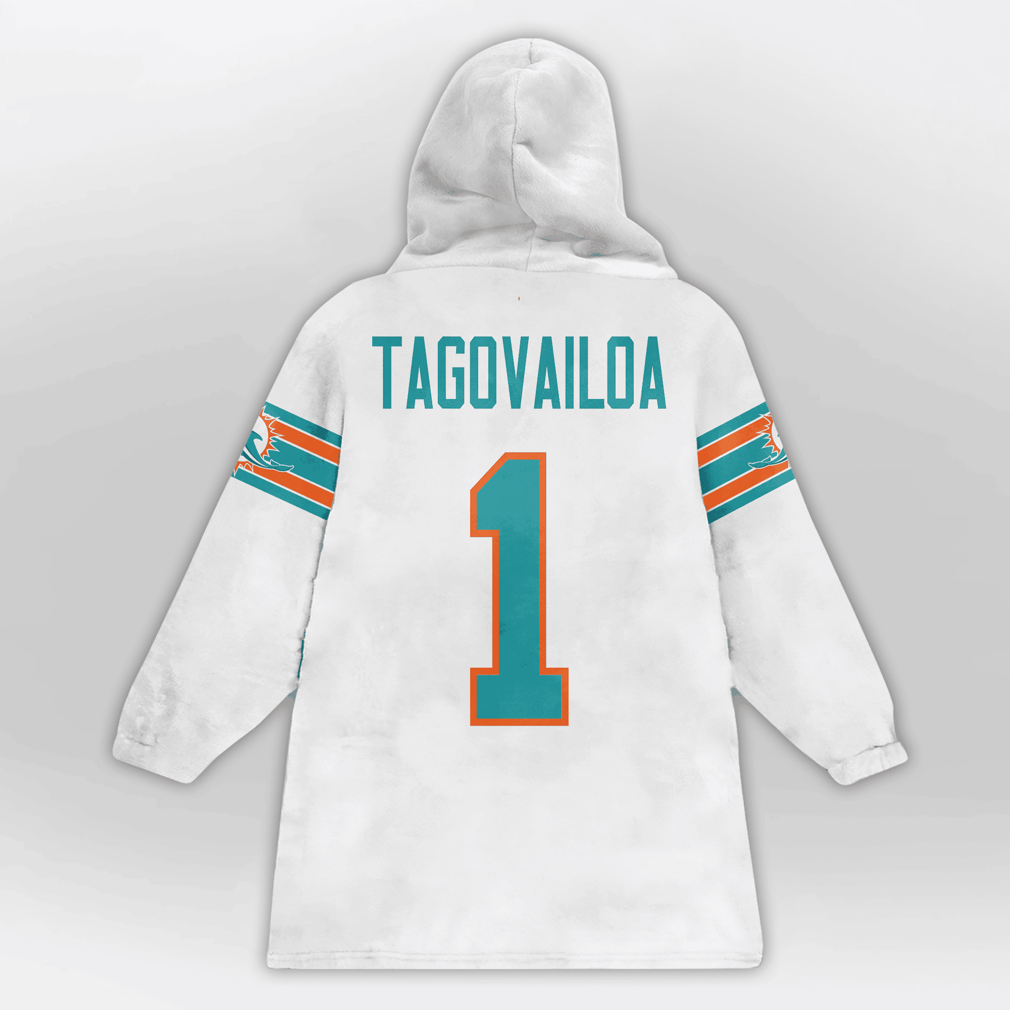 Kid 1 Miami Football Unisex Blanket Hoodie