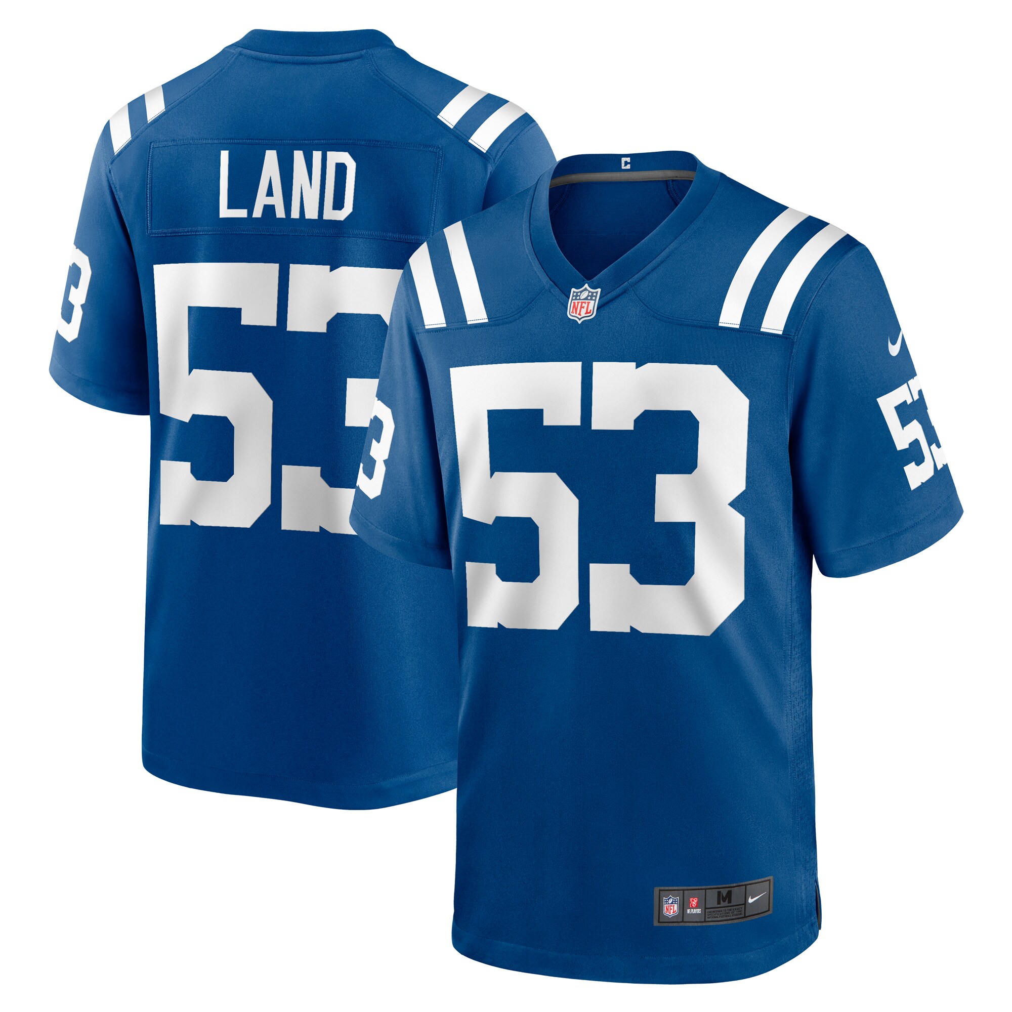 Isaiah Land Indianapolis Colts Team Game Jersey -  Royal