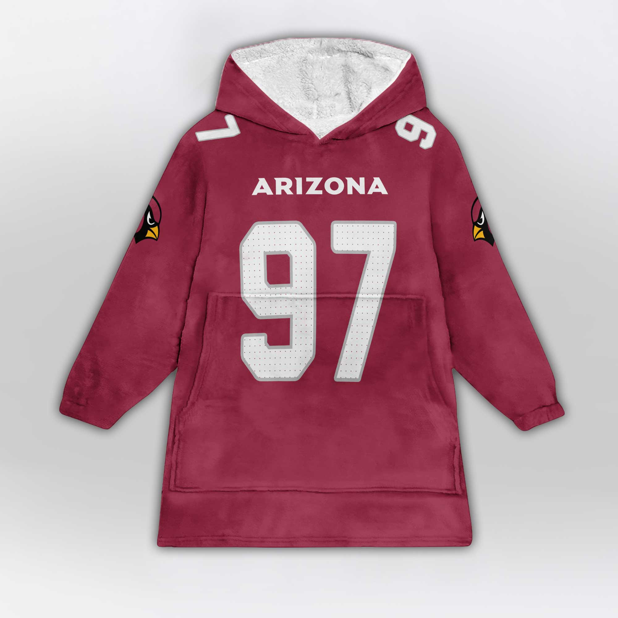 Kid 97 Arizona Football Unisex Blanket Hoodie