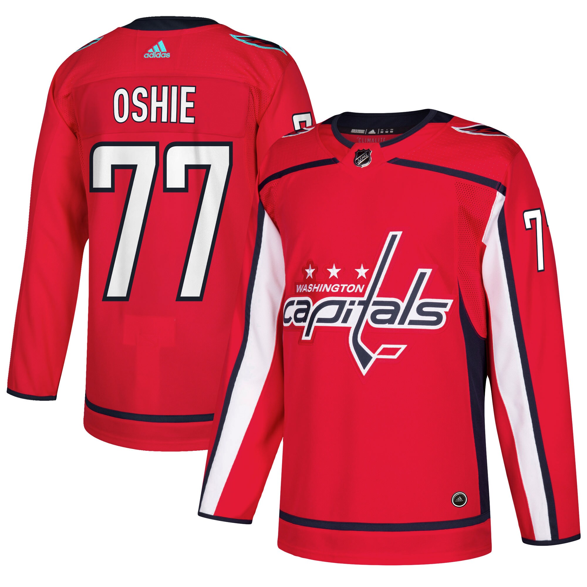 TJ Oshie Washington Capitals  Authentic Player Jersey - Red