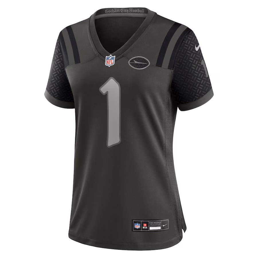 Ahmad Sauce #1 Gardner New York Jets Women's 2025 Rivalries Collection Game Jersey - Gotham Green