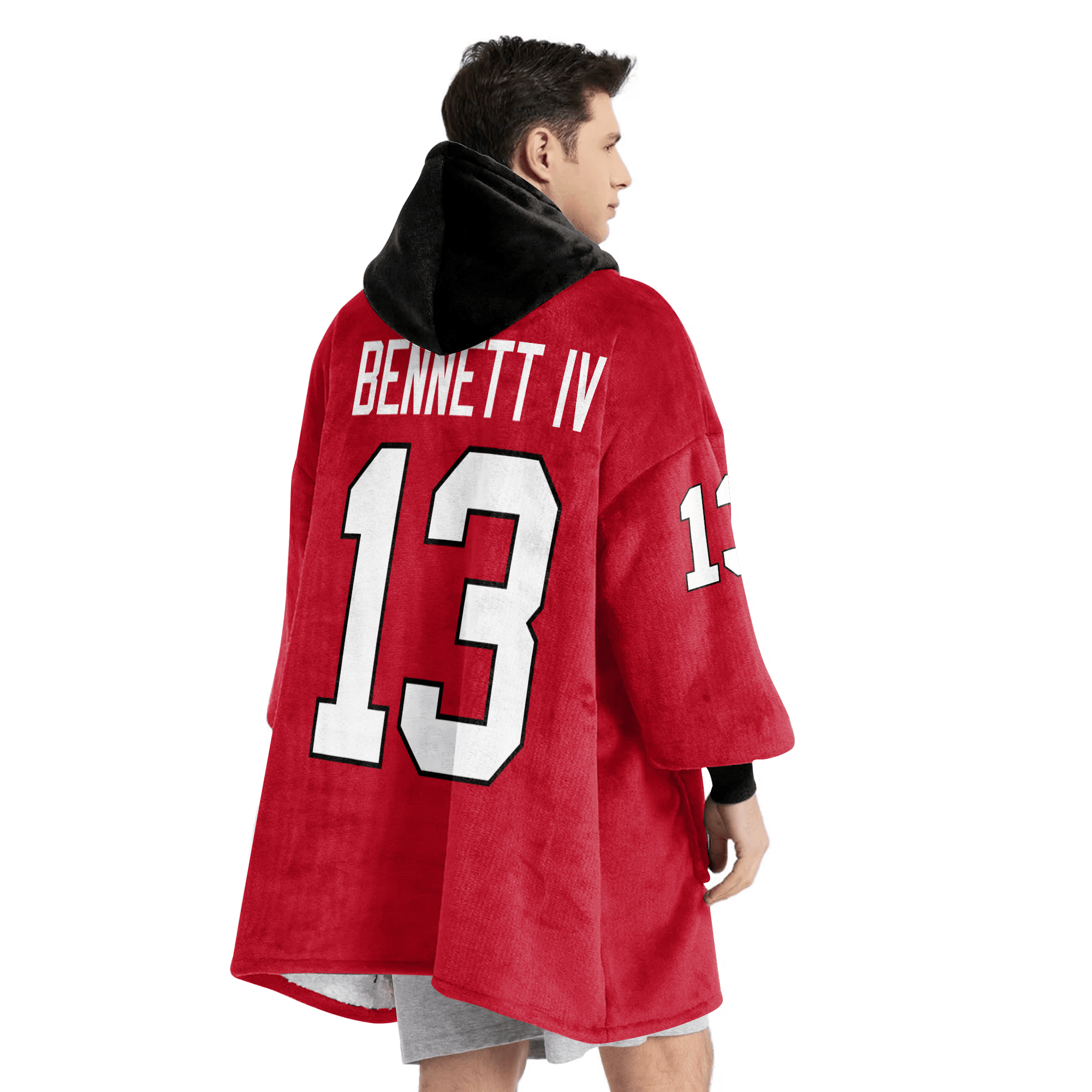 Adult S.B 13 Georgia Football Unisex Blanket Hoodie