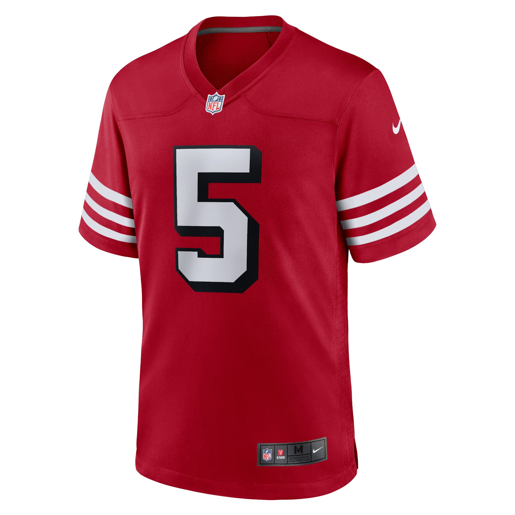 Trey Lance San Francisco 49ers  Alternate Game Jersey - Scarlet