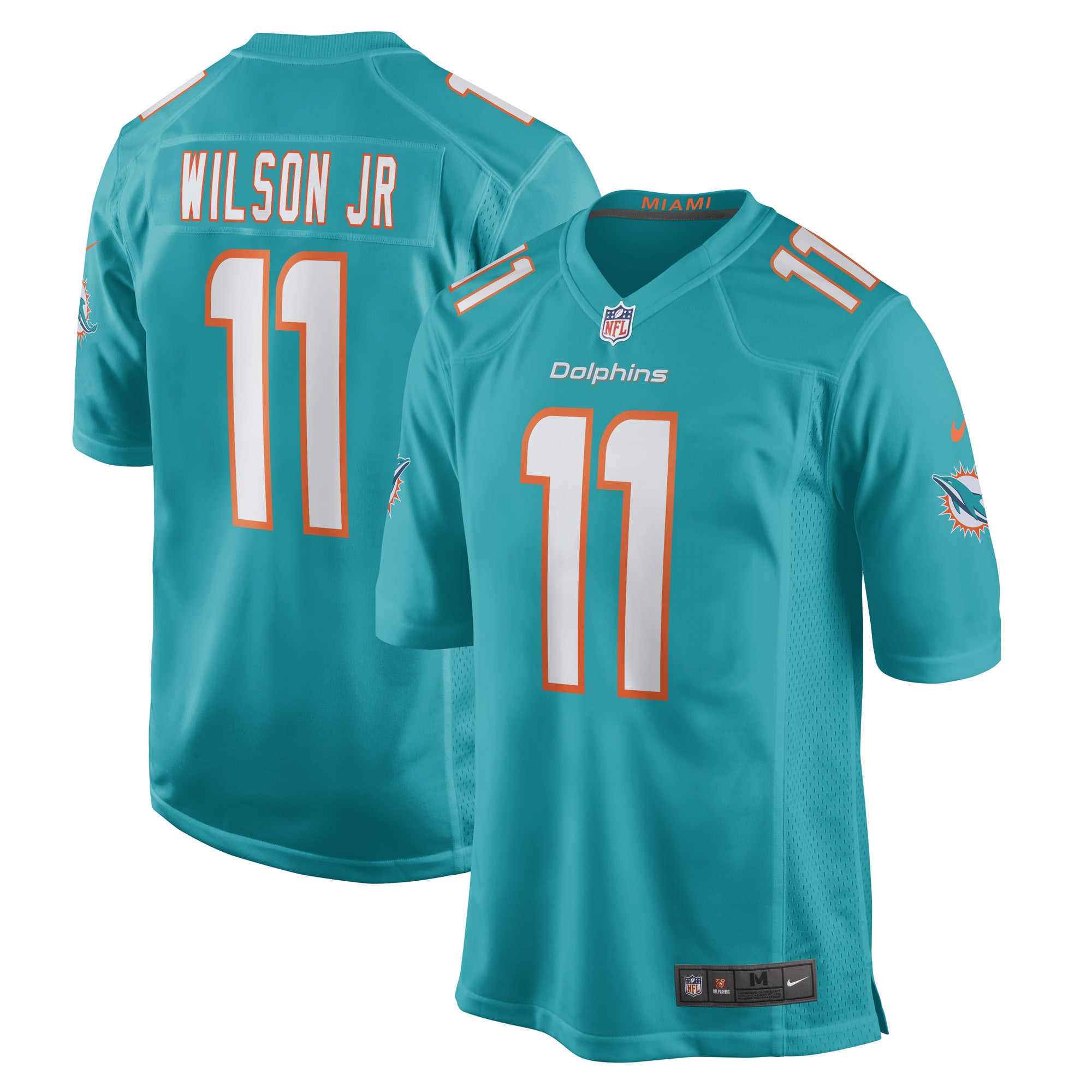 Cedrick Wilson Jr. Miami Dolphins  Game Player Jersey - Aqua