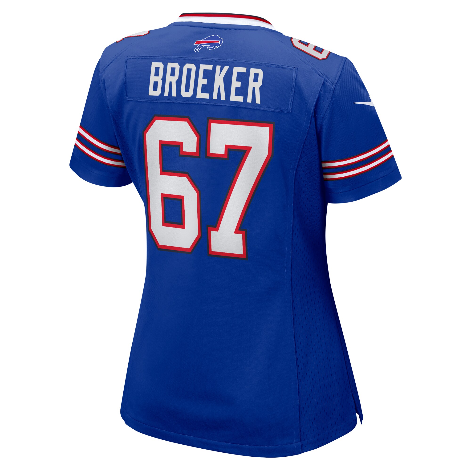 Nick Broeker Buffalo Bills  Women's Home Game Jersey - Royal