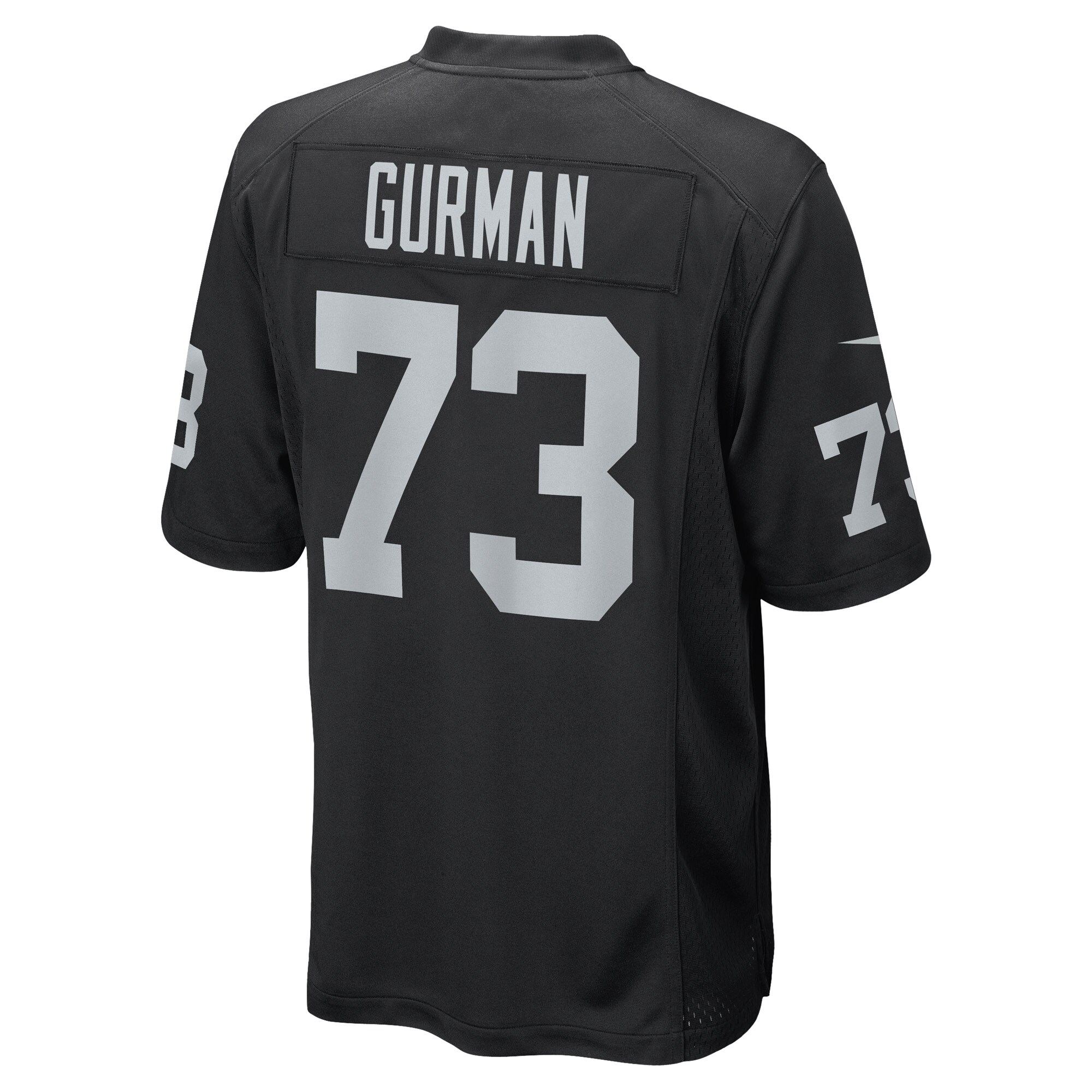 Vitaliy Gurman Las Vegas Raiders  Game Player Jersey - Black