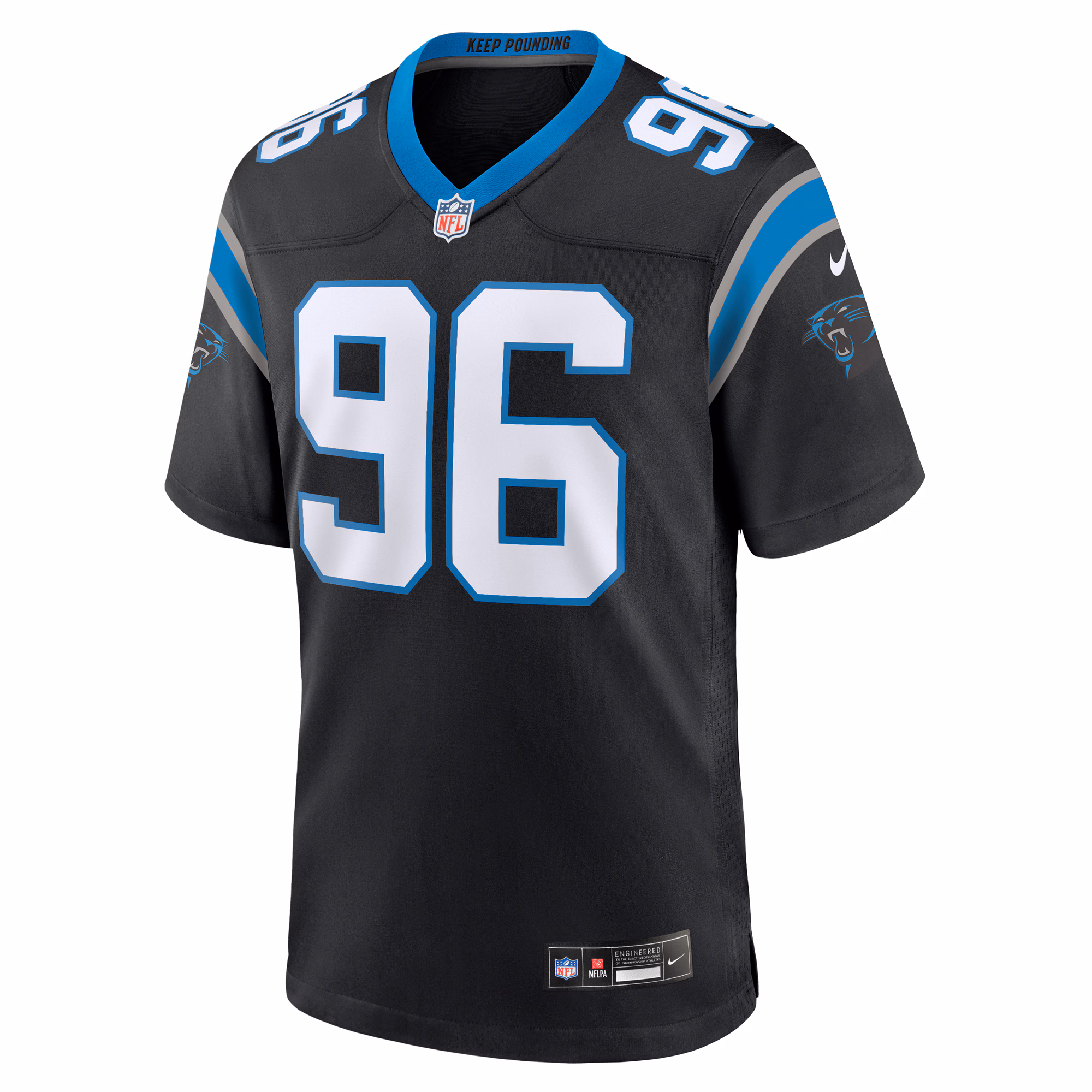 DeShawn Williams Carolina Panthers Game Player Jersey - Black