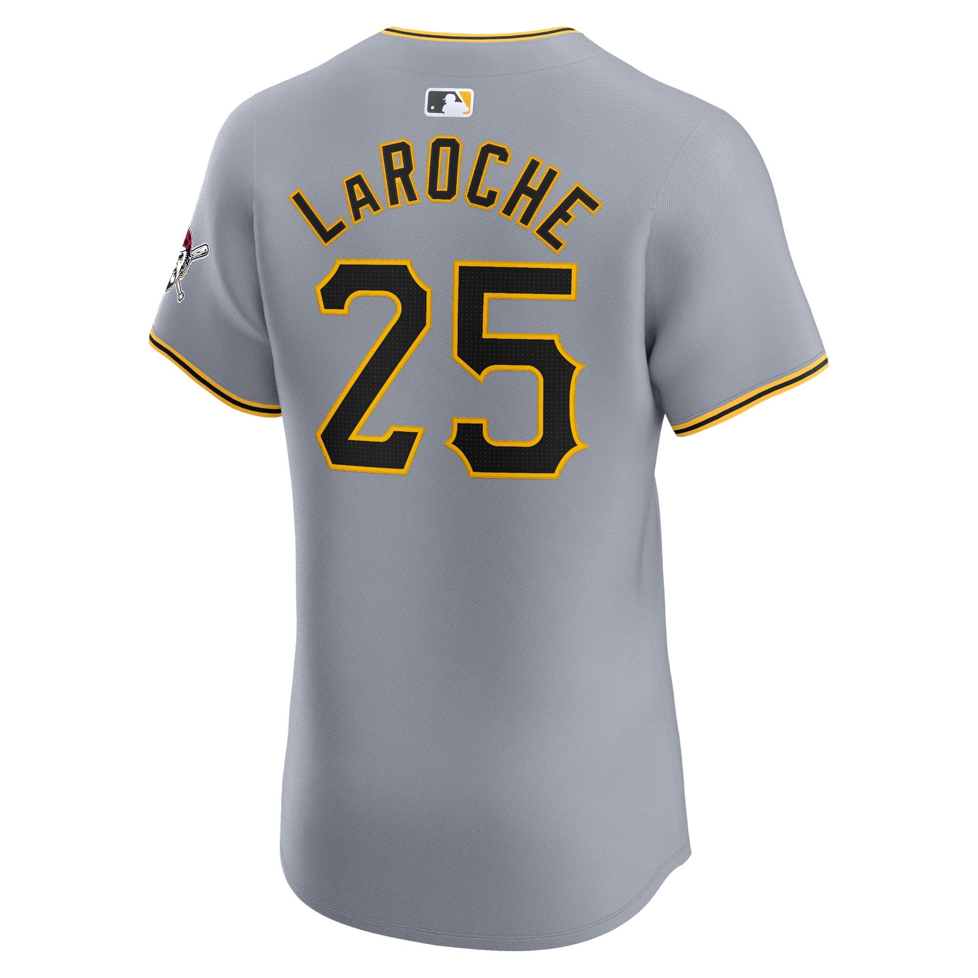 Men's Pittsburgh Pirates Adam LaRoche  Gray Road Elite Player Jersey