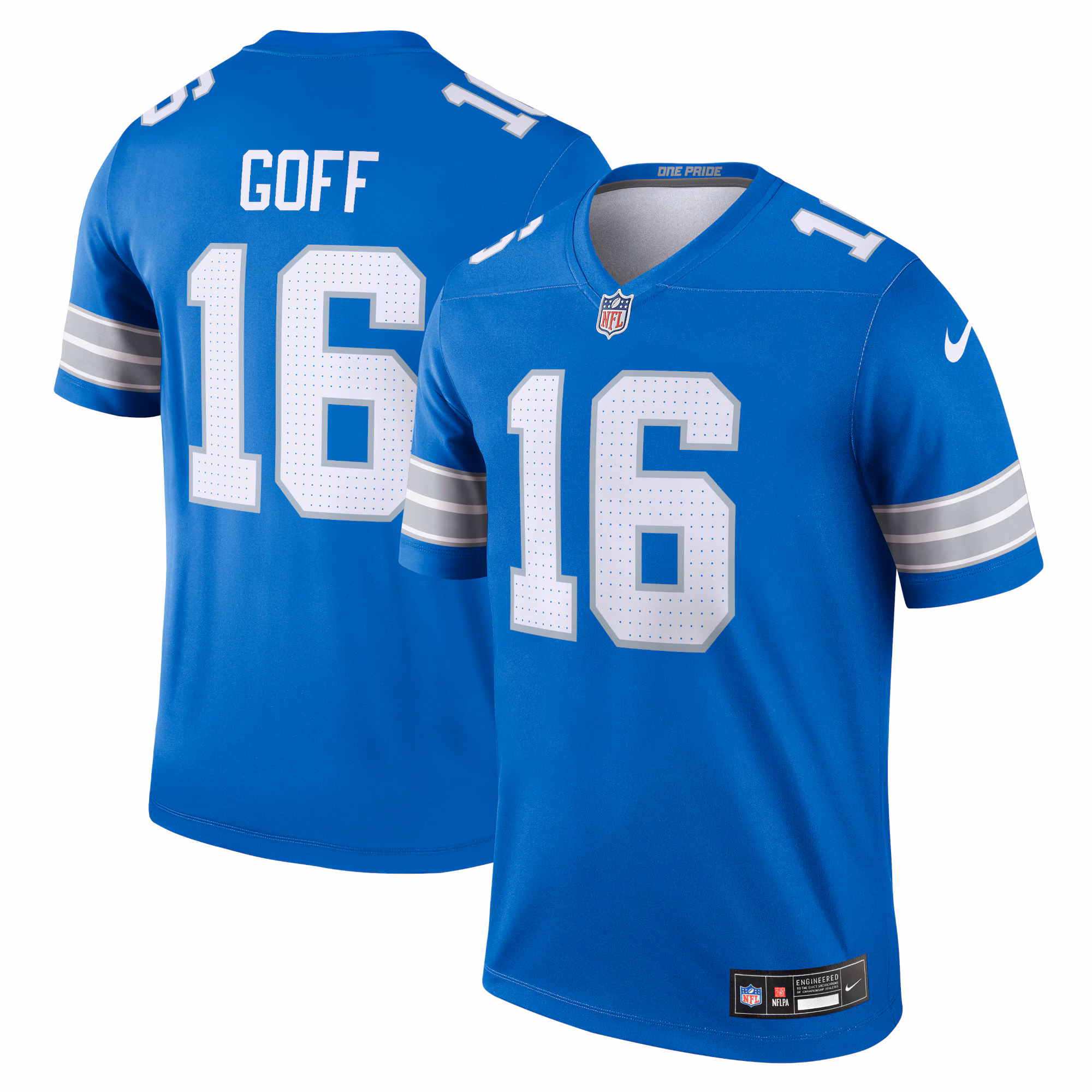 Jared Goff Detroit Lions Legend Jersey - Blue