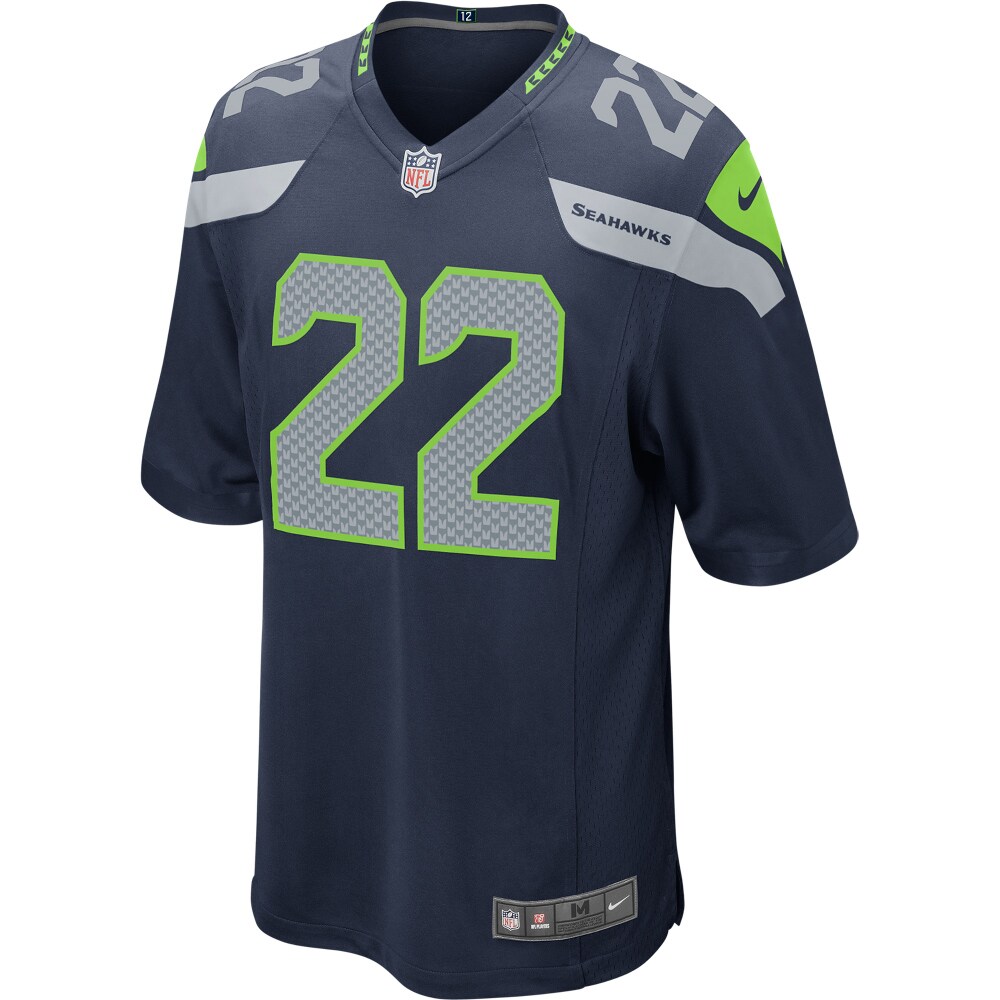 C.J. Prosise Seattle Seahawks  Youth Game Jersey - College Navy