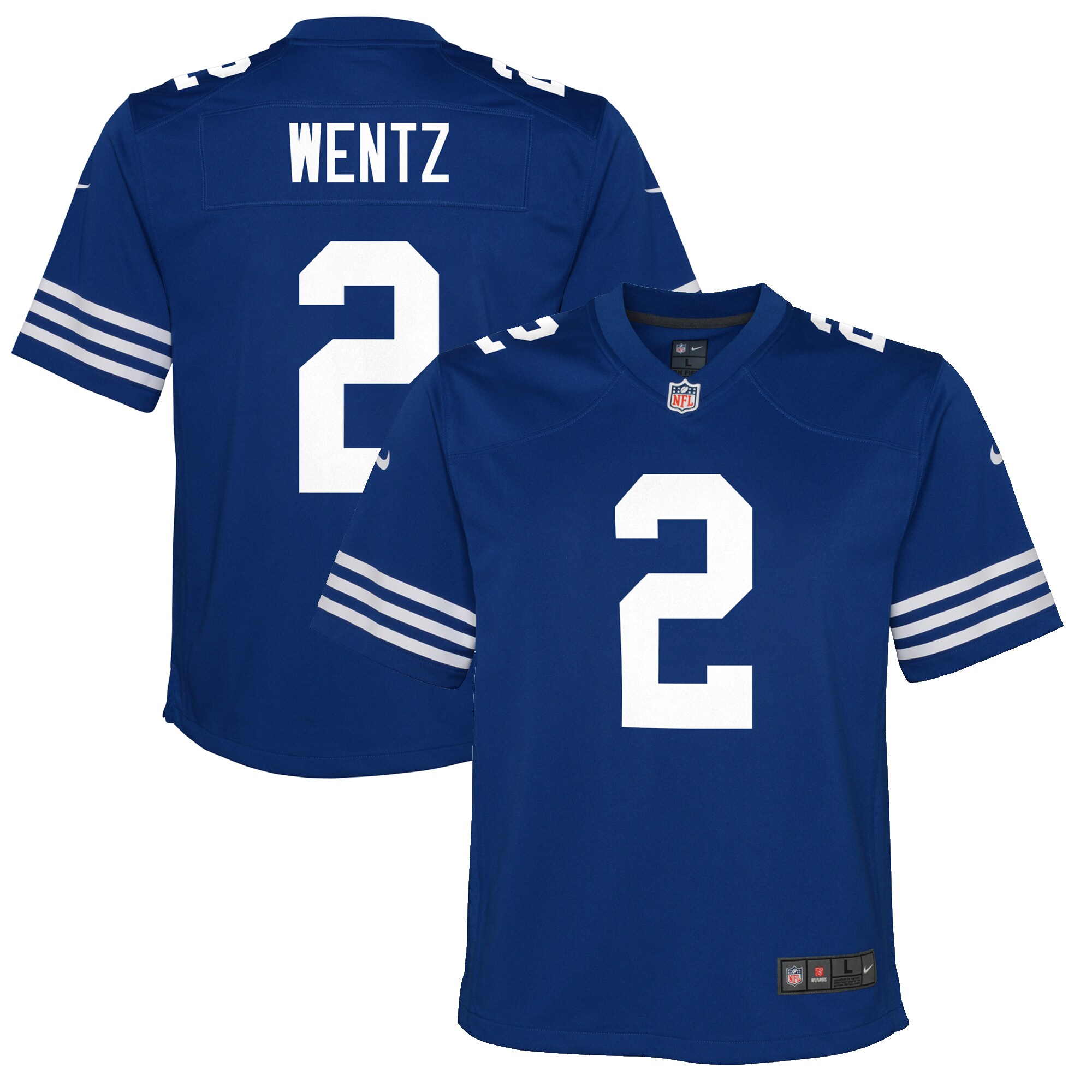 Carson Wentz Indianapolis Colts  Youth Alternate Game Jersey - Royal