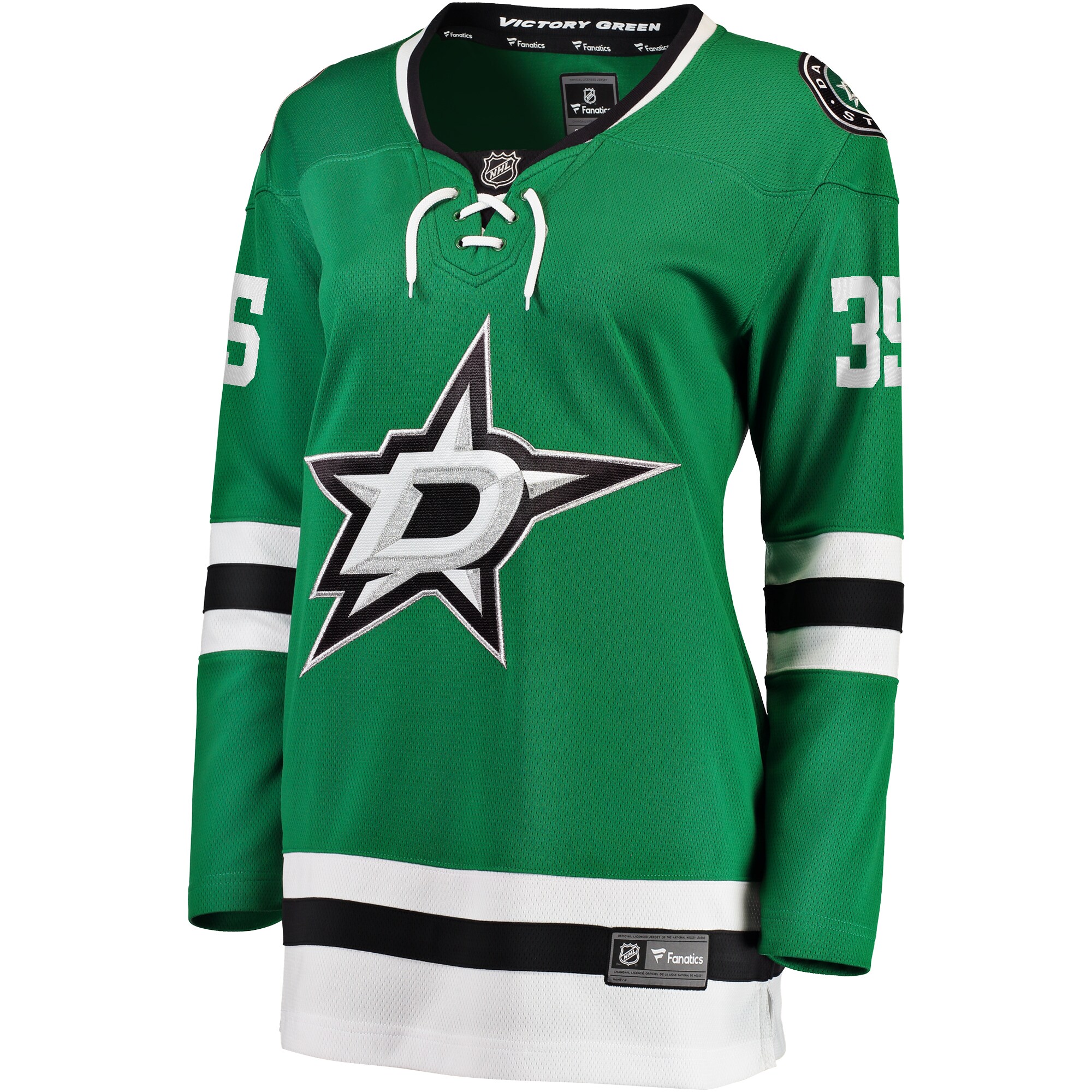 Anton Khudobin Dallas Stars Women's Home Breakaway Player Jersey - Kelly Green