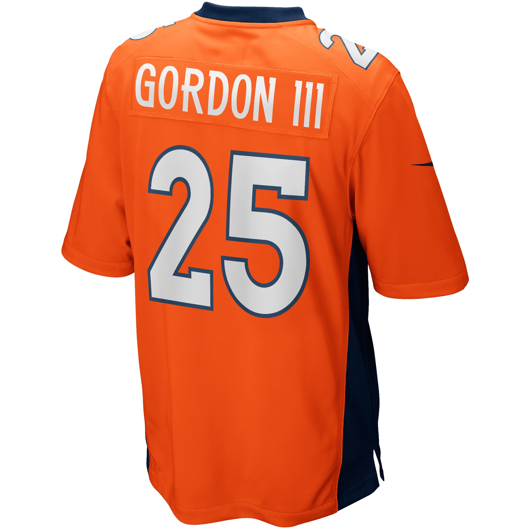 Melvin Gordon III Denver Broncos  Game Jersey - Orange
