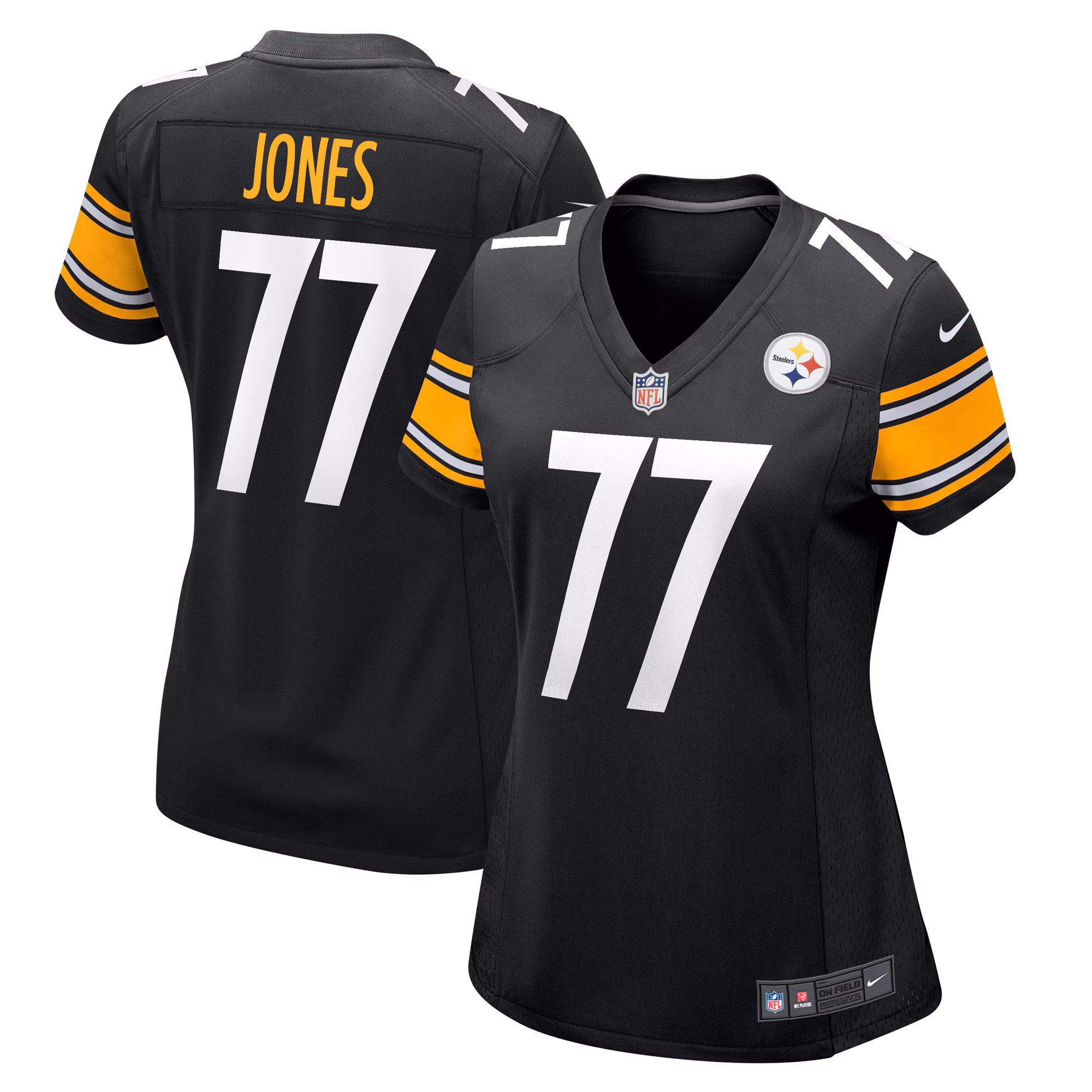 Broderick Jones Pittsburgh Steelers Women's  Game Jersey -  Black
