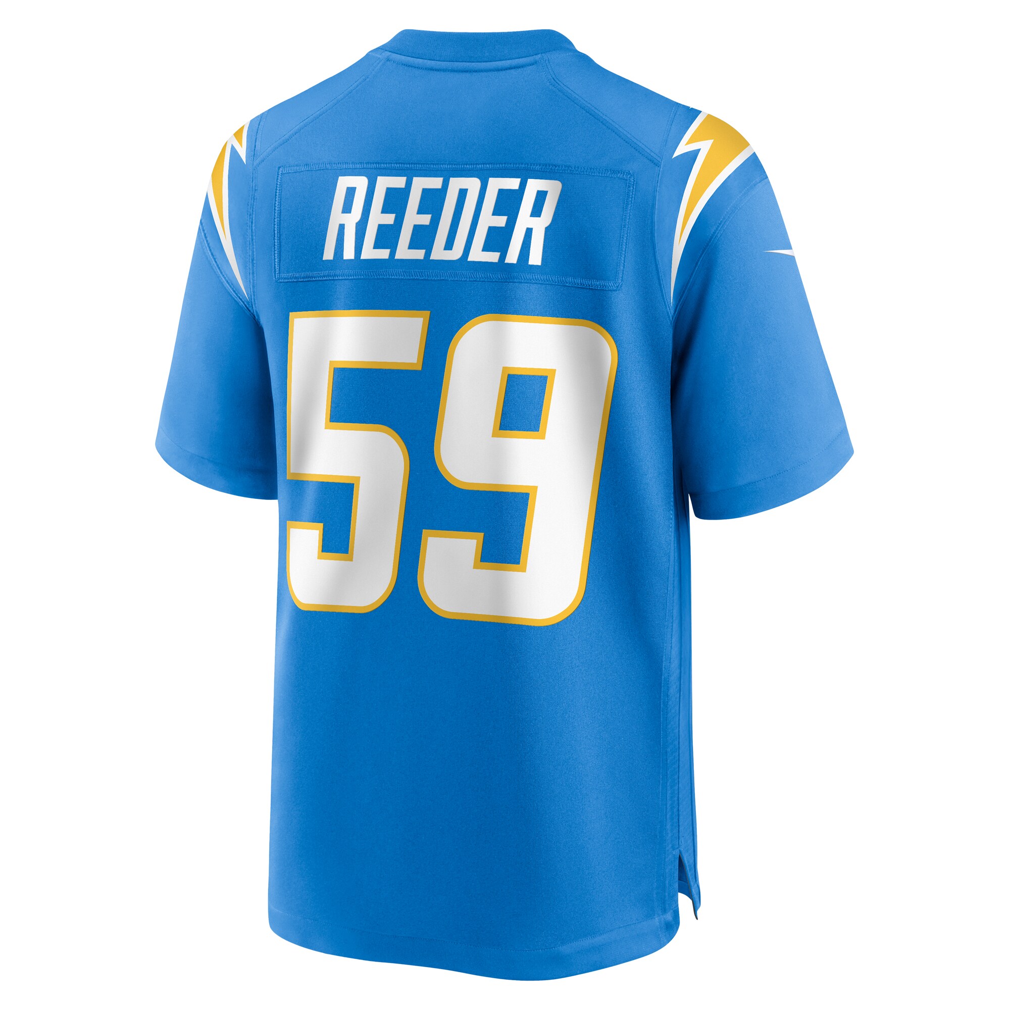 Troy Reeder Los Angeles Chargers Team Game Jersey -  Powder Blue