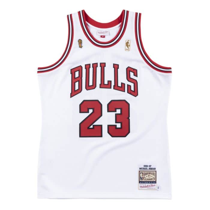 Authentic Jersey Chicago Bulls 1996-97 Michael