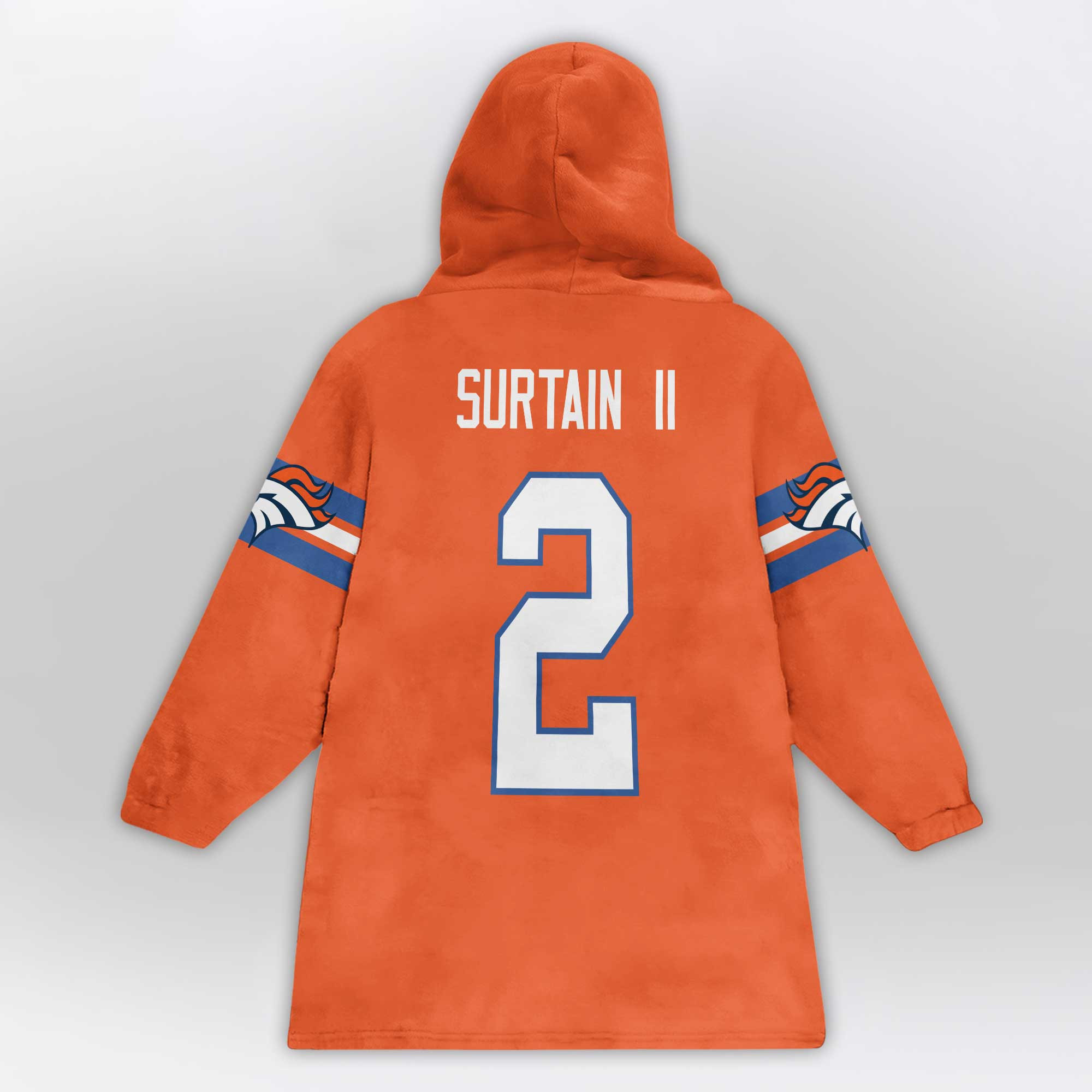 Adult P.S 2 Captain Denver Football Unisex Blanket Hoodie