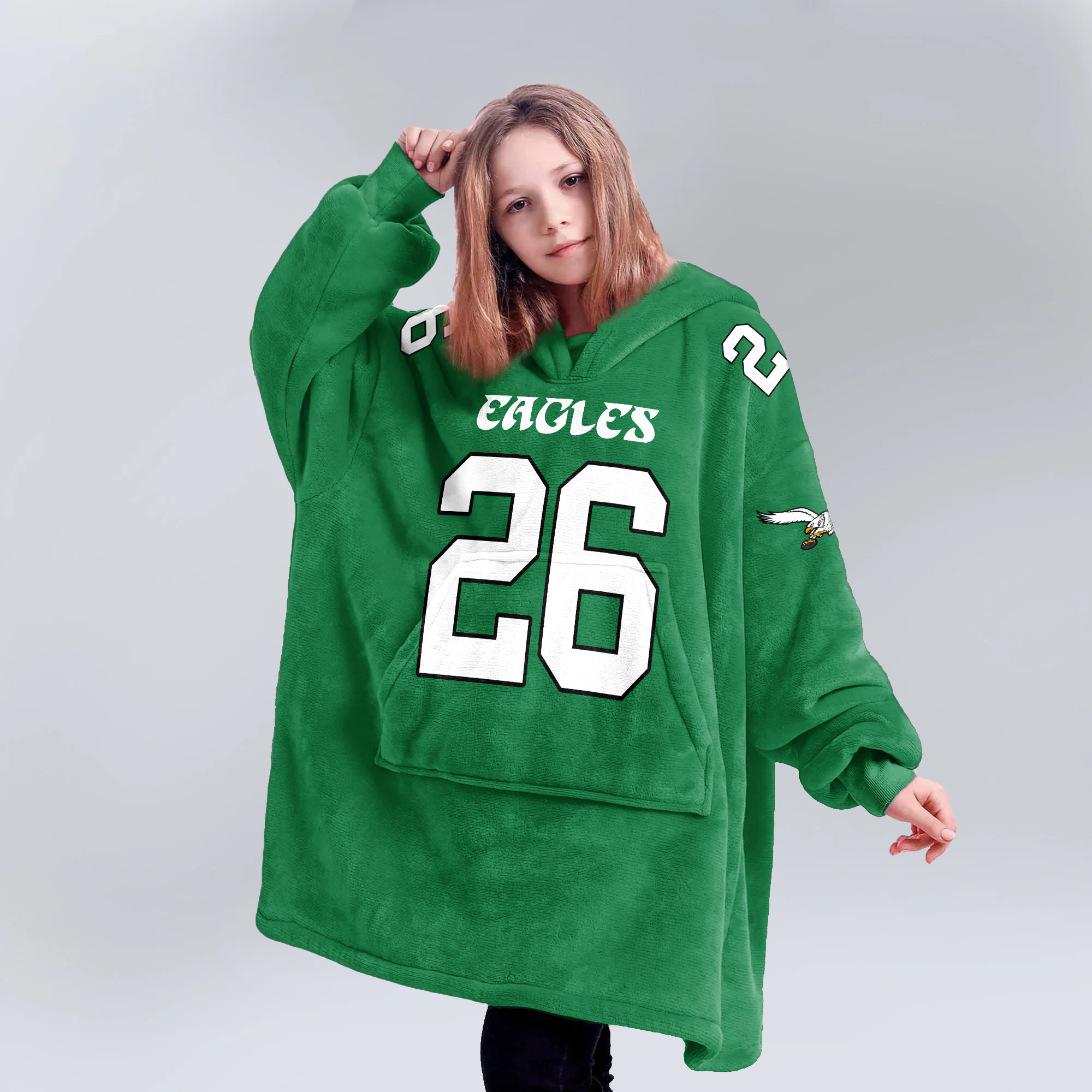 S.B 26 Philadelphia Football Unisex Blanket Hoodie