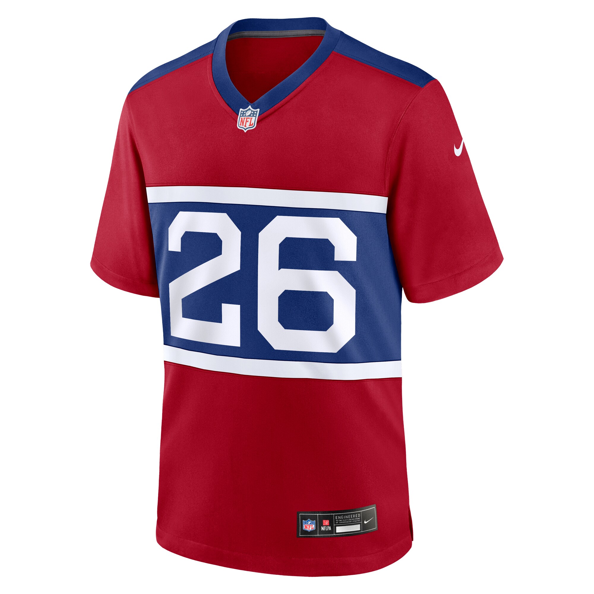Devin Singletary New York Giants Alternate Player Game Jersey - Century Red
