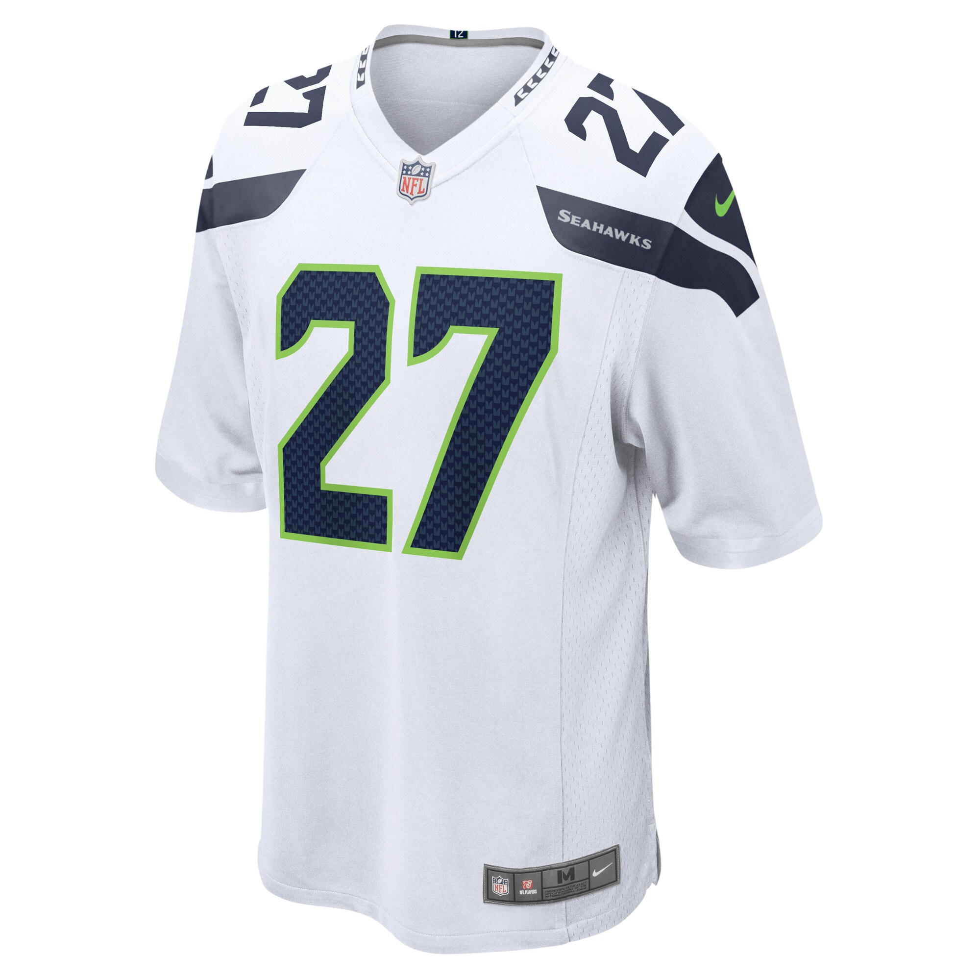 Tariq Woolen Seattle Seahawks  Game Player Jersey - White