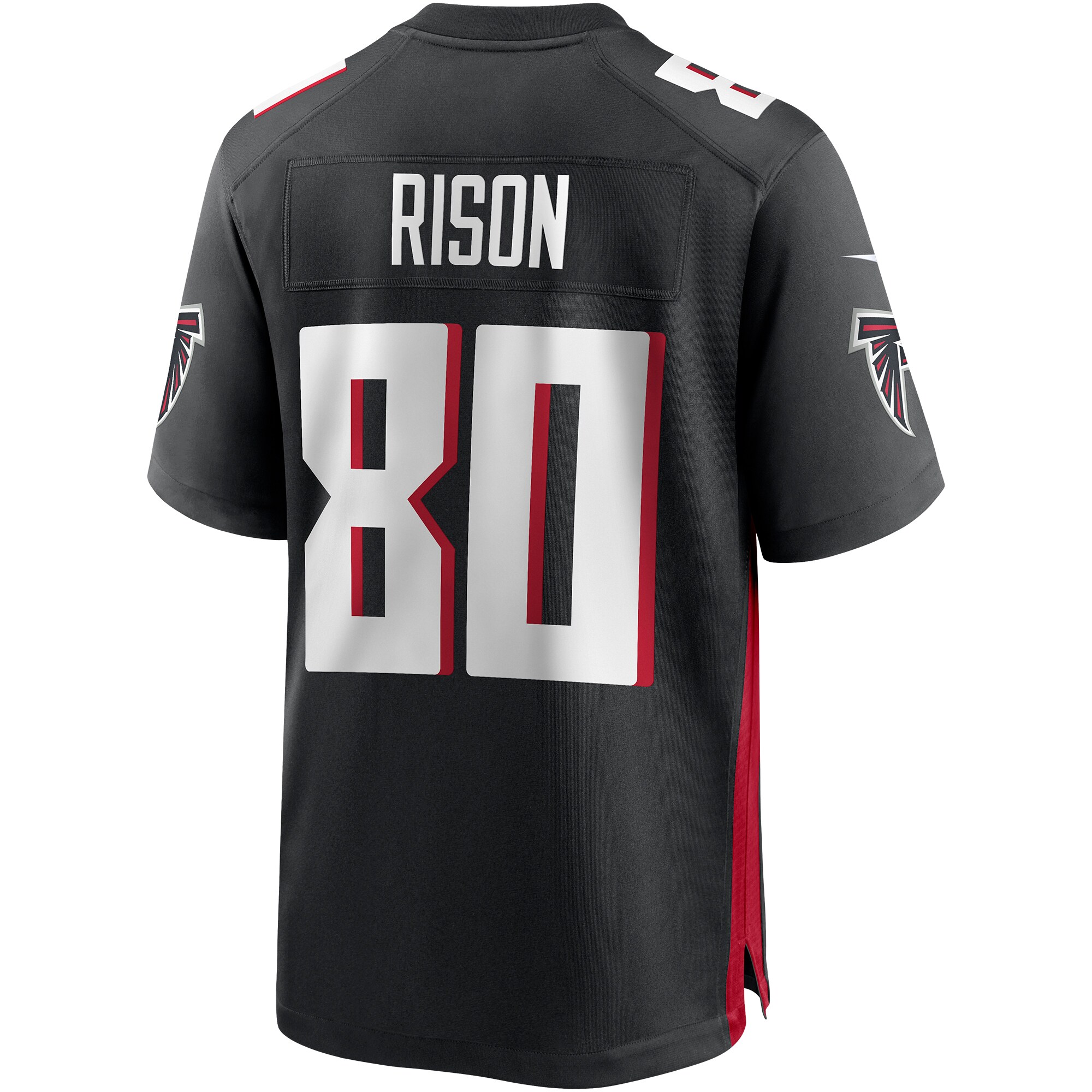 Andre Rison Atlanta Falcons Game Retired Player Jersey - Black