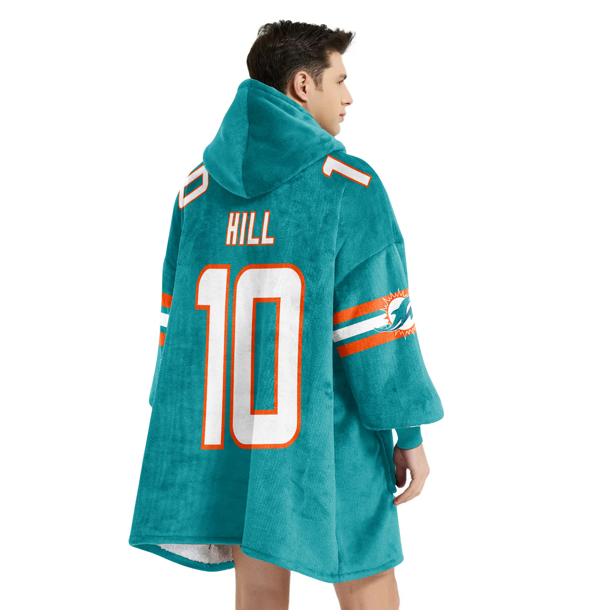 Adult T.H 10 Miami Football Unisex Blanket Hoodie