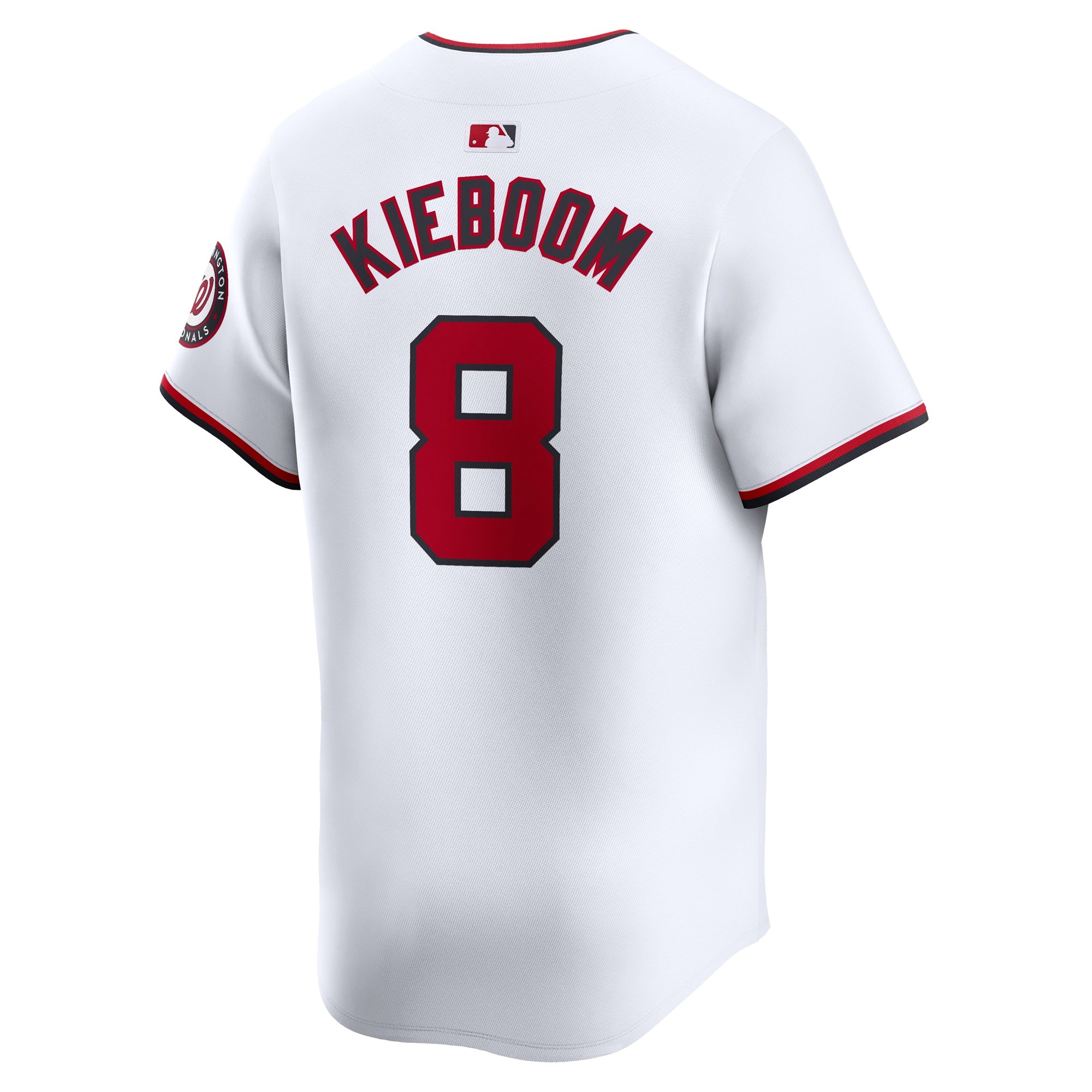 Men's Washington Nationals Carter Kieboom  White Home Limited Player Jersey