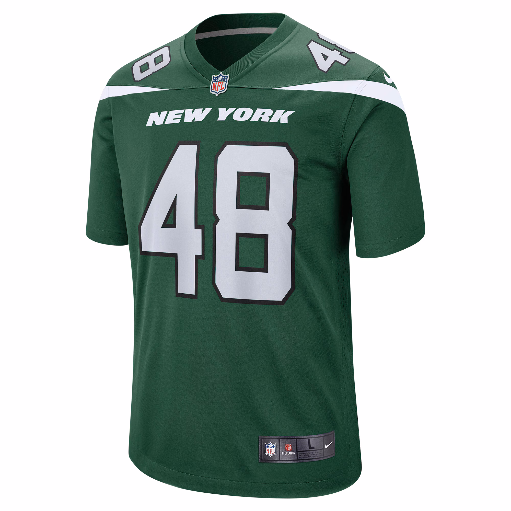 Nick Bawden New York Jets Game Player Jersey - Gotham Green