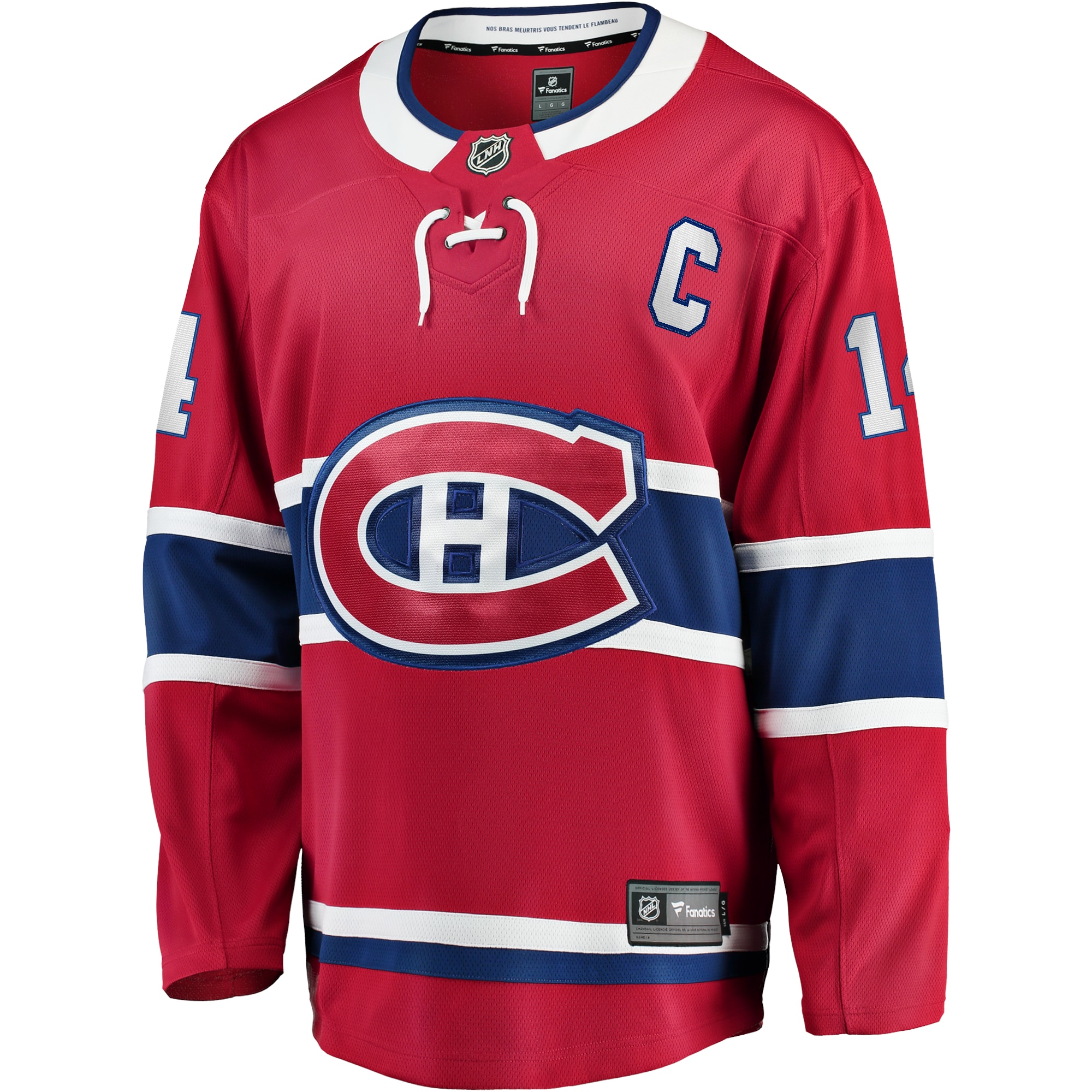 Nick Suzuki Montreal Canadiens Home Premier Breakaway Player Jersey - Red