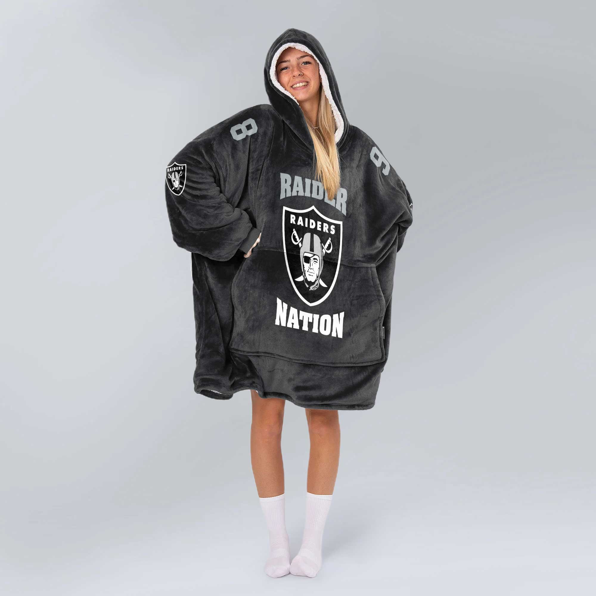 Las Vegas Football Unisex Blanket Hoodie
