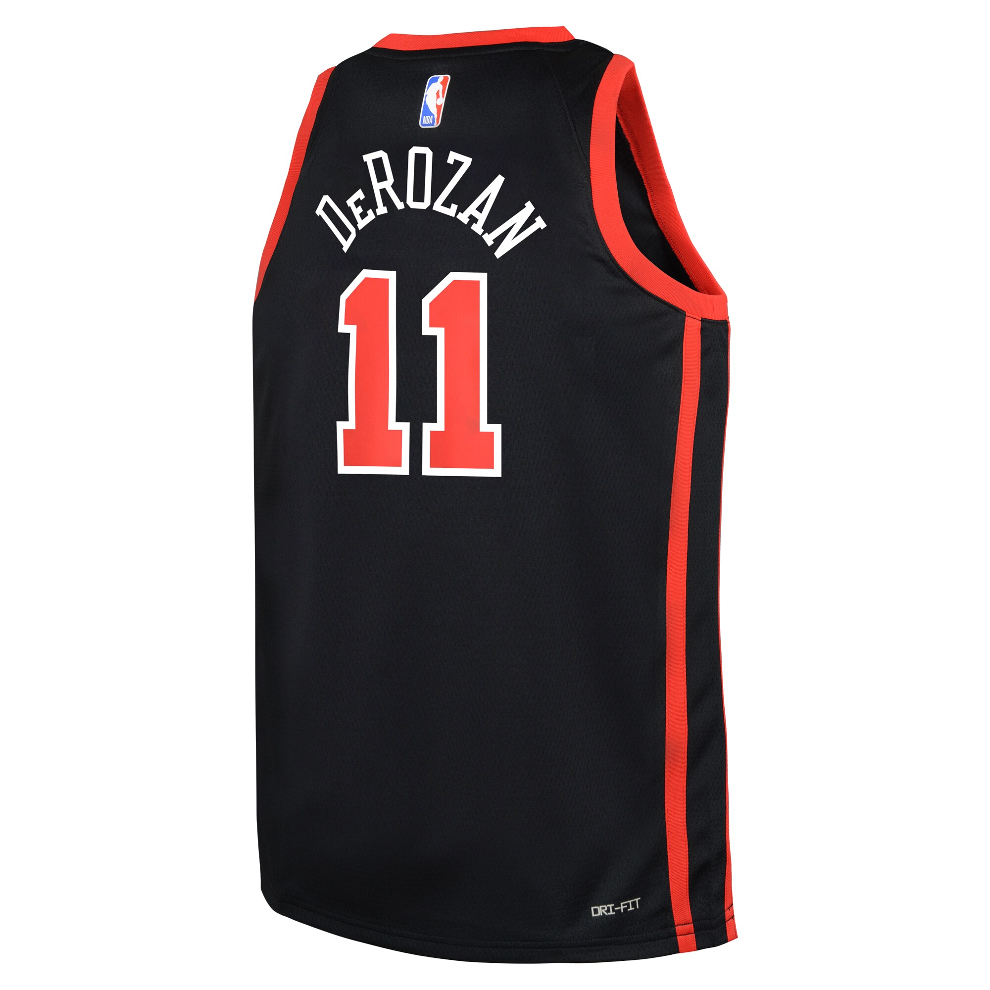 Youth Chicago Bulls DeMar DeRozan  Black 2023/24 Swingman Replica Jersey - City Edition