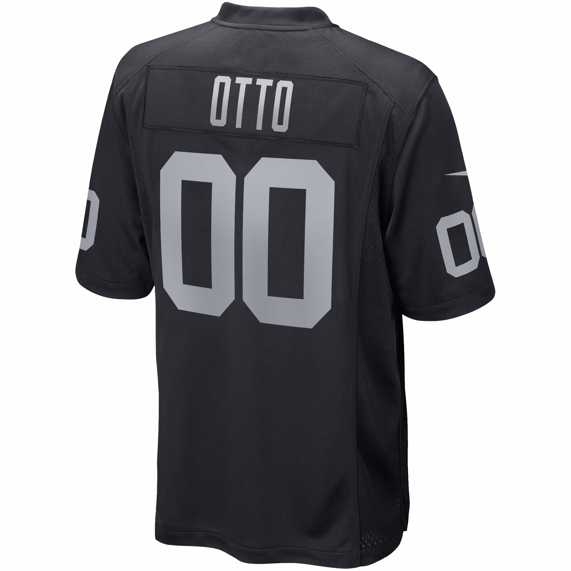Jim Otto Las Vegas Raiders Game Retired Player Jersey - Black