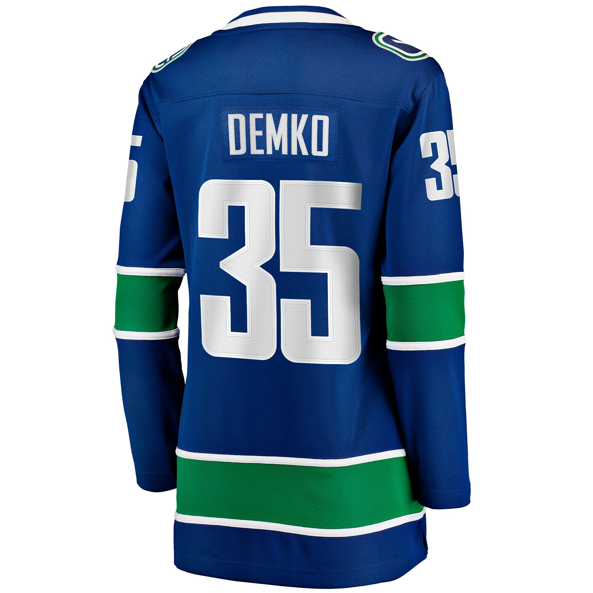Thatcher Demko Vancouver Canucks Women's Home Breakaway Jersey - Blue