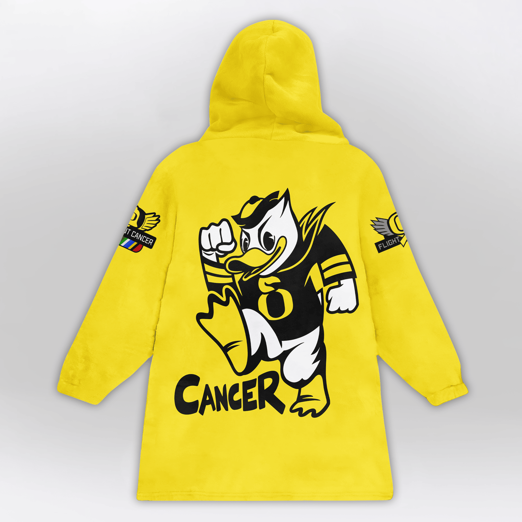 Adult Oregon Football Unisex Blanket Hoodie