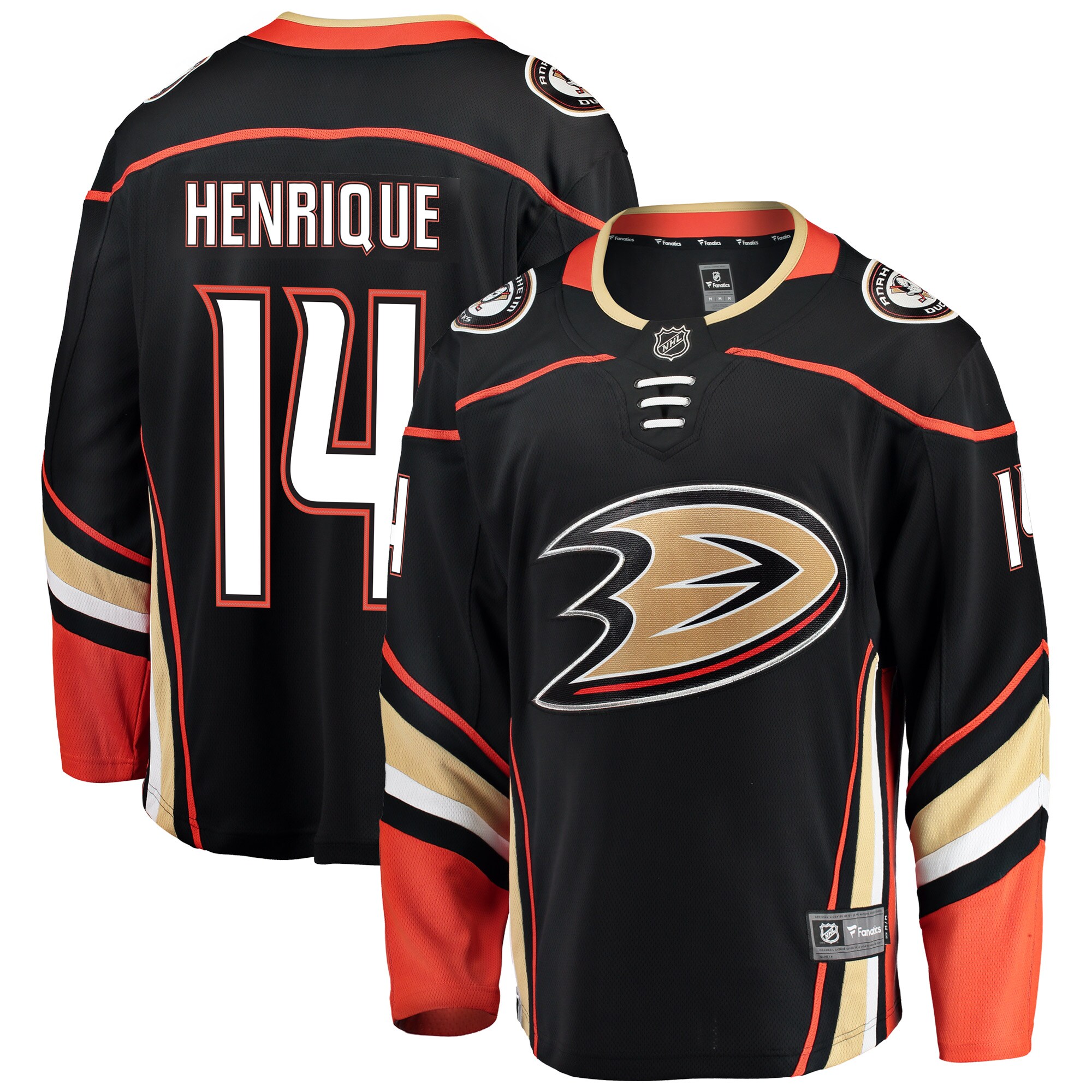 Adam Henrique Anaheim Ducks Breakaway Player Jersey - Black