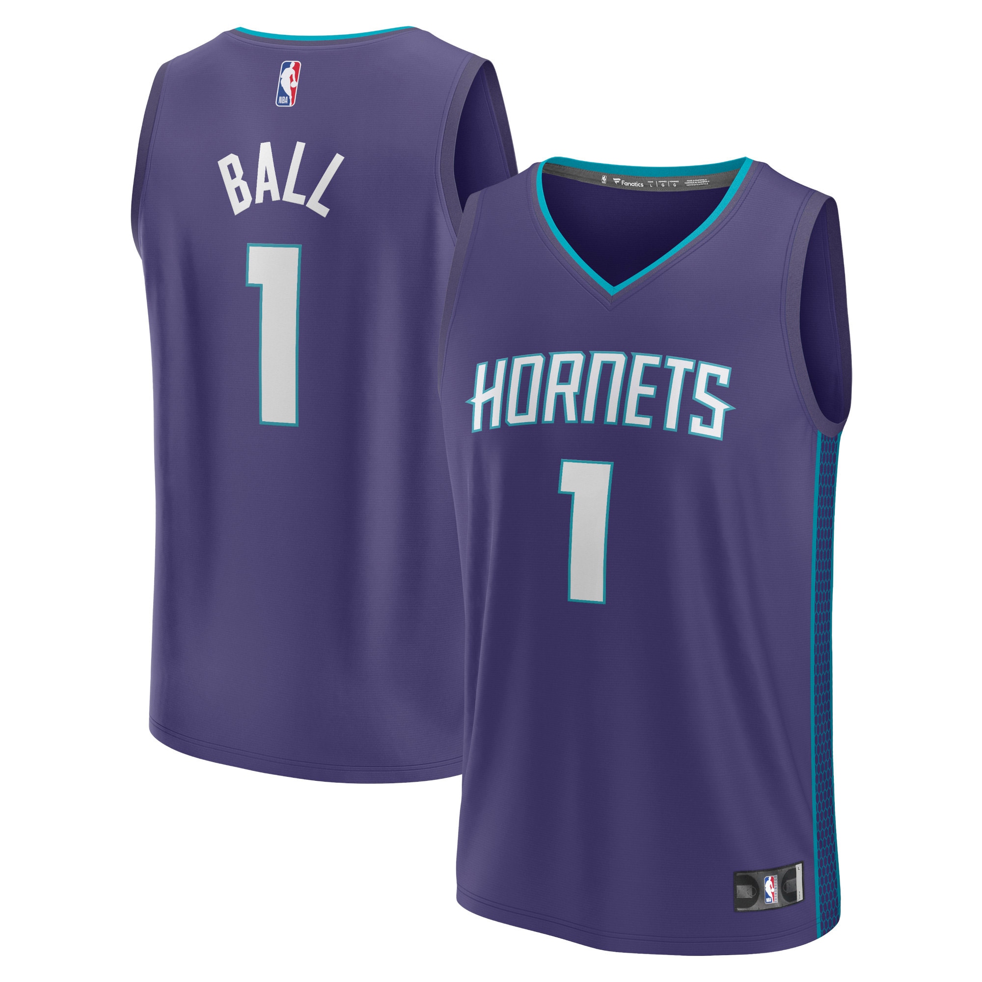LaMelo Ball Charlotte Hornets  Fast Break Replica Player Jersey - Statement Edition - Purple