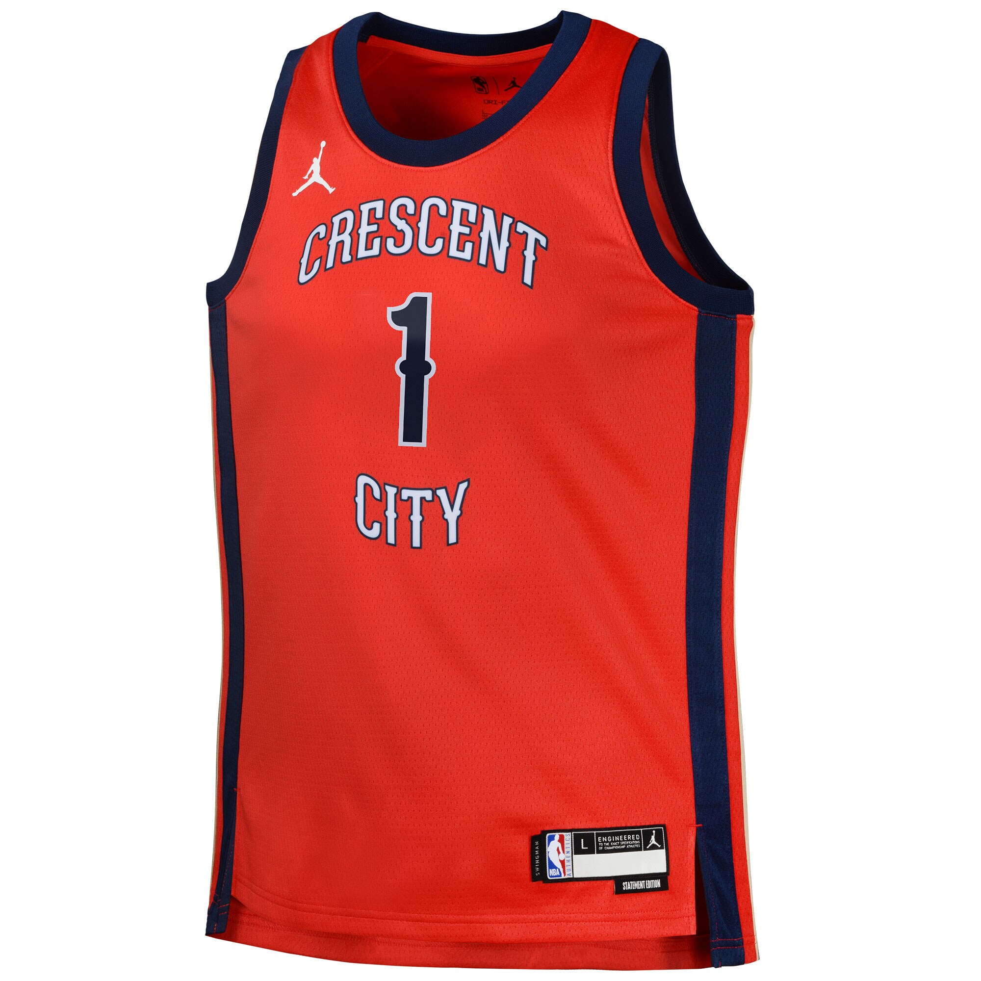 Zion Williamson New Orleans Pelicans  Youth Swingman Jersey - Red - Statement